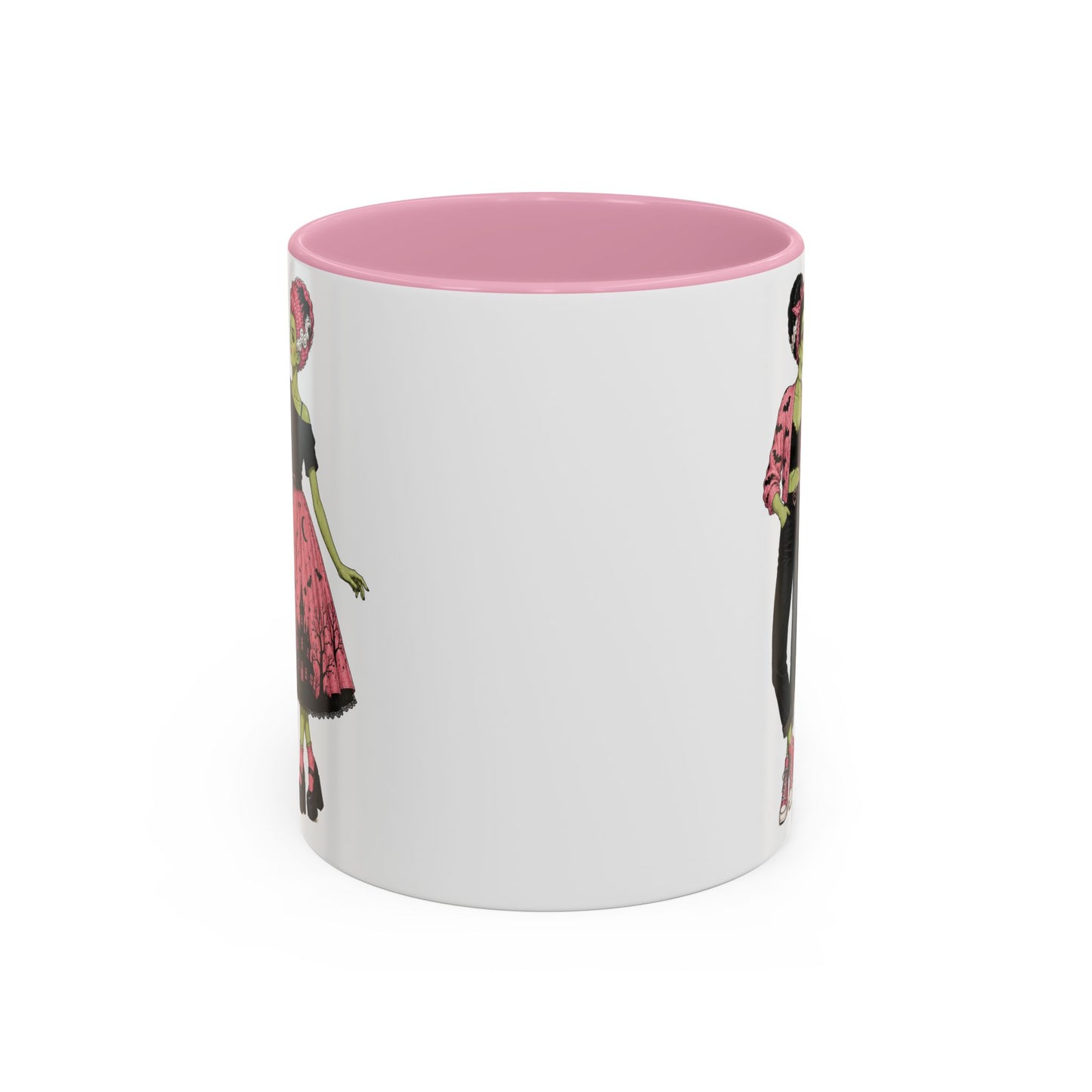 Pink Monster Brides Lesbian Couple Mug — 11 oz Coffee Cup