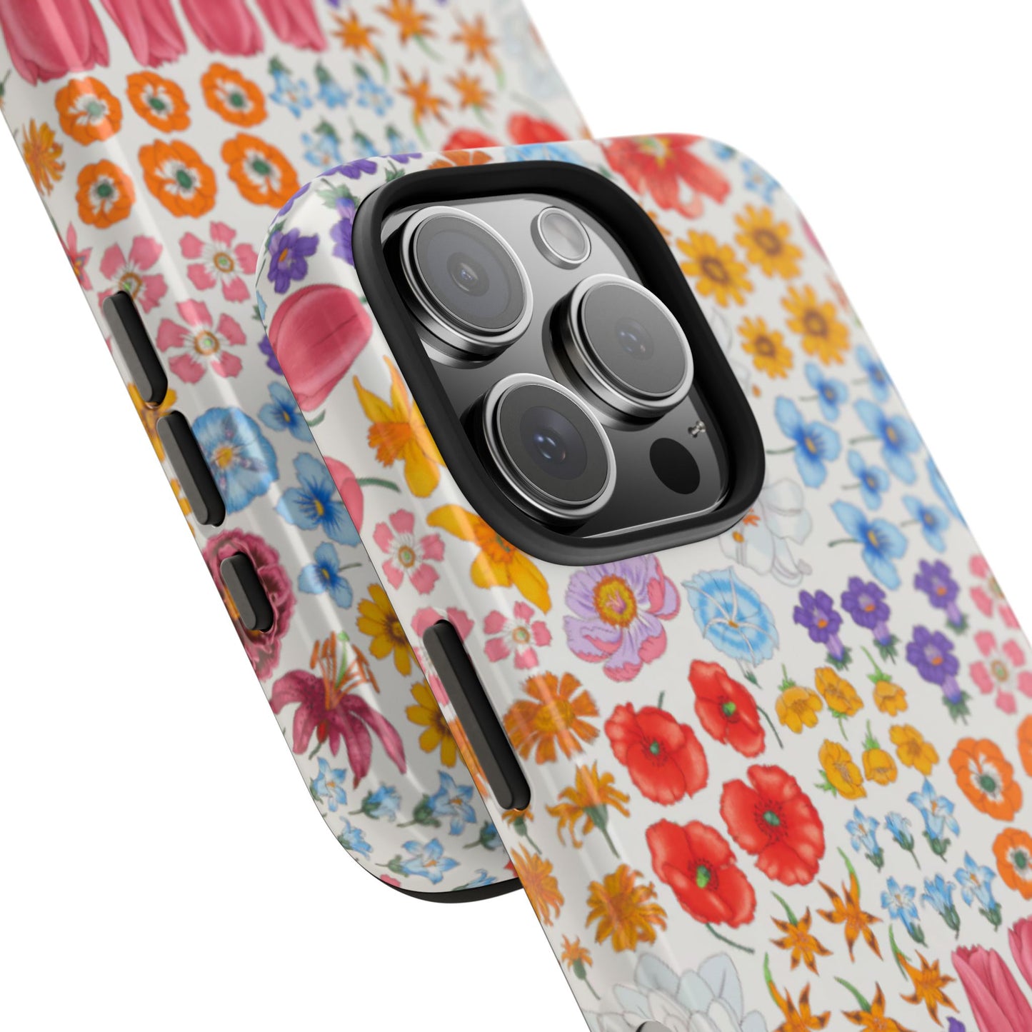 Vibrant Floral Tough Phone Case "Flora"- Durable Protection for Your Device
