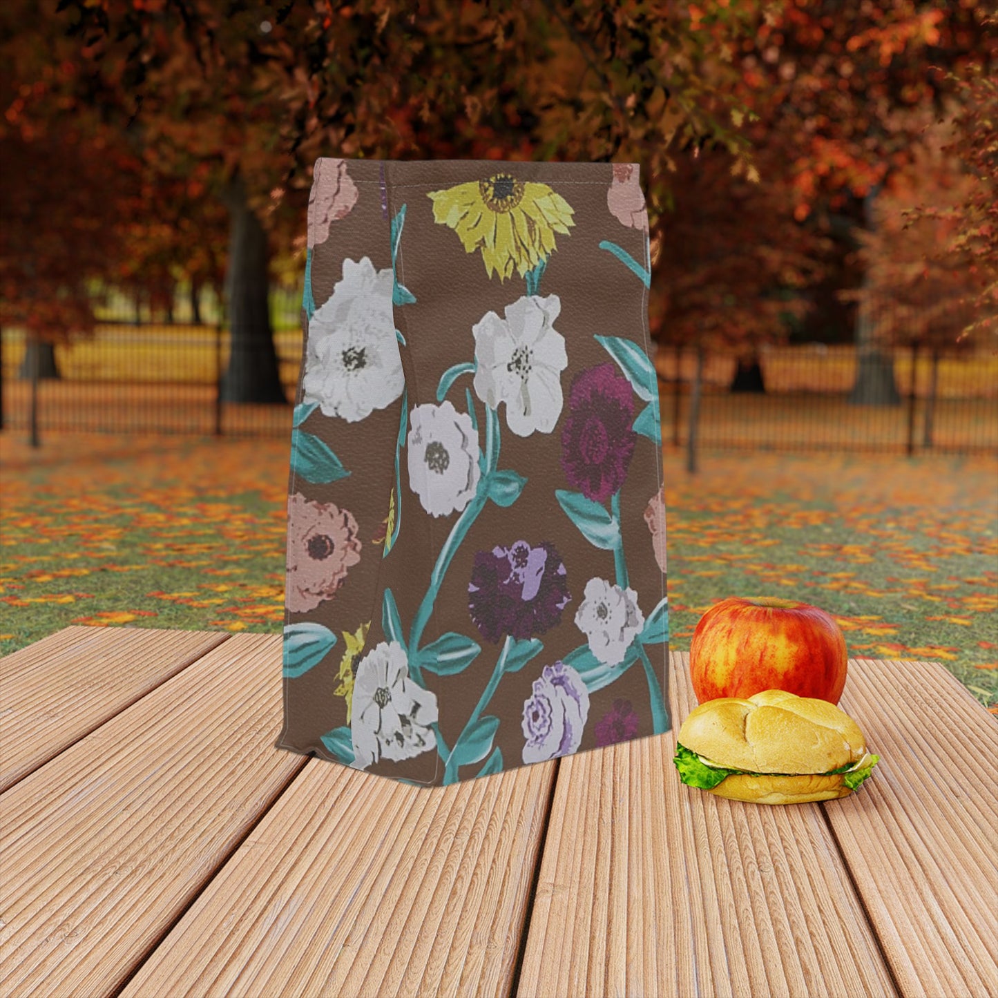 Surprise Song Piano Flowers - Vinyl Case Inspired - Polyester Lunch Bag