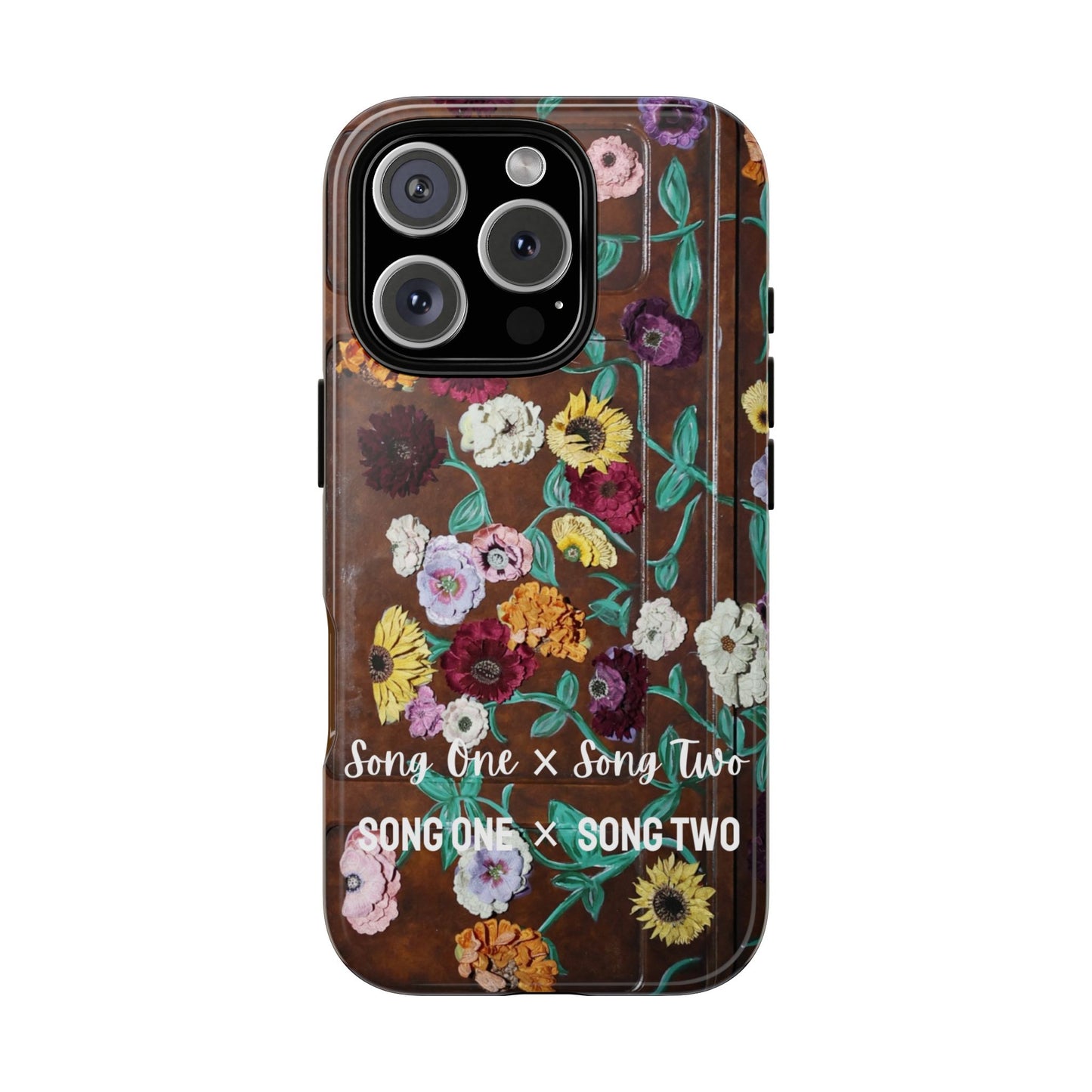 CUSTOMIZABLE with Surprise Song Titles - Surprise Song Floral Piano - Tough Cases