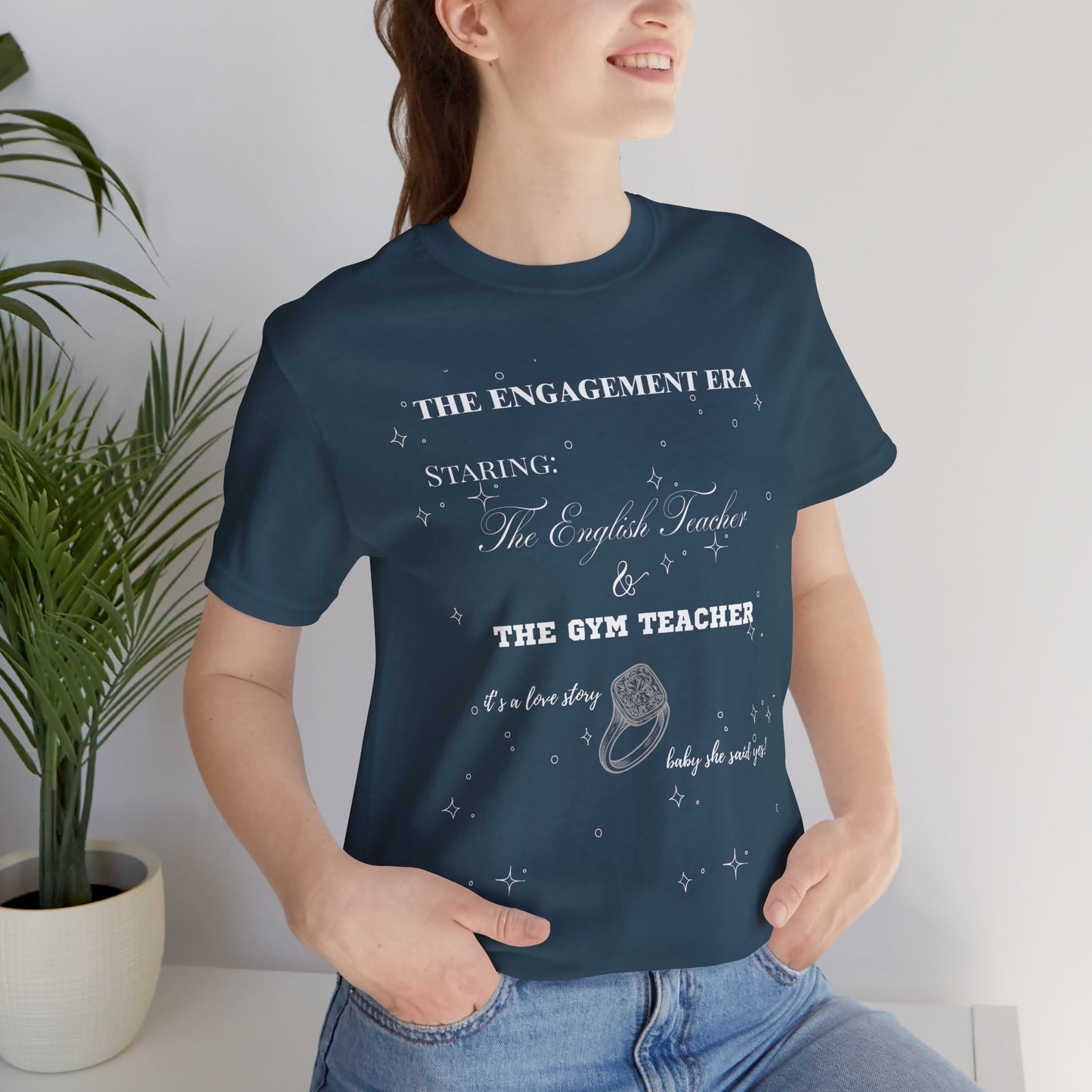 Funny Gym Teacher Engagement Tee, Unisex Teacher Shirt, Engagement Gift, Cousin Shirts, Fun Workout Tee, Teacher Appreciation