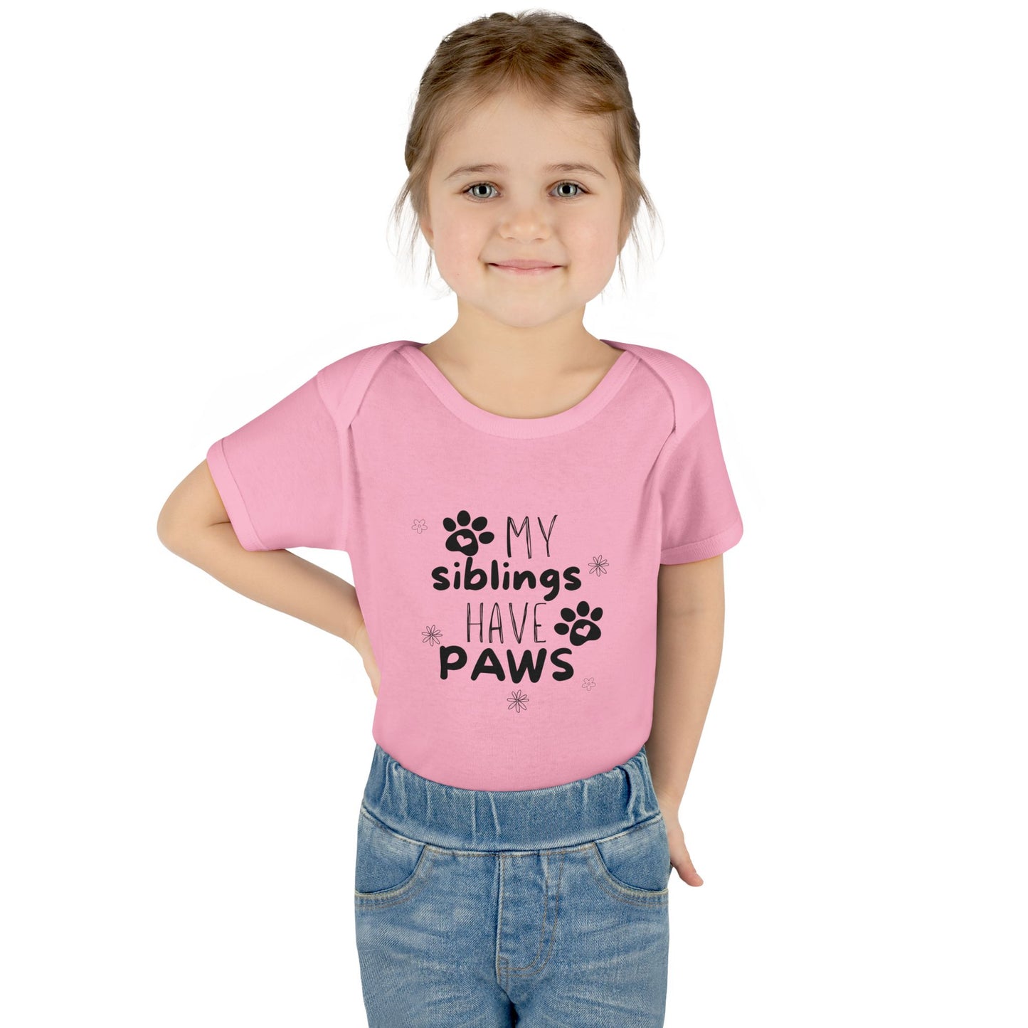 My siblings have paws Bodysuit, Cute Infant Onesie, Pet Lovers Baby Outfit, Baby Shower Gift, Adorable Newborn Clothes