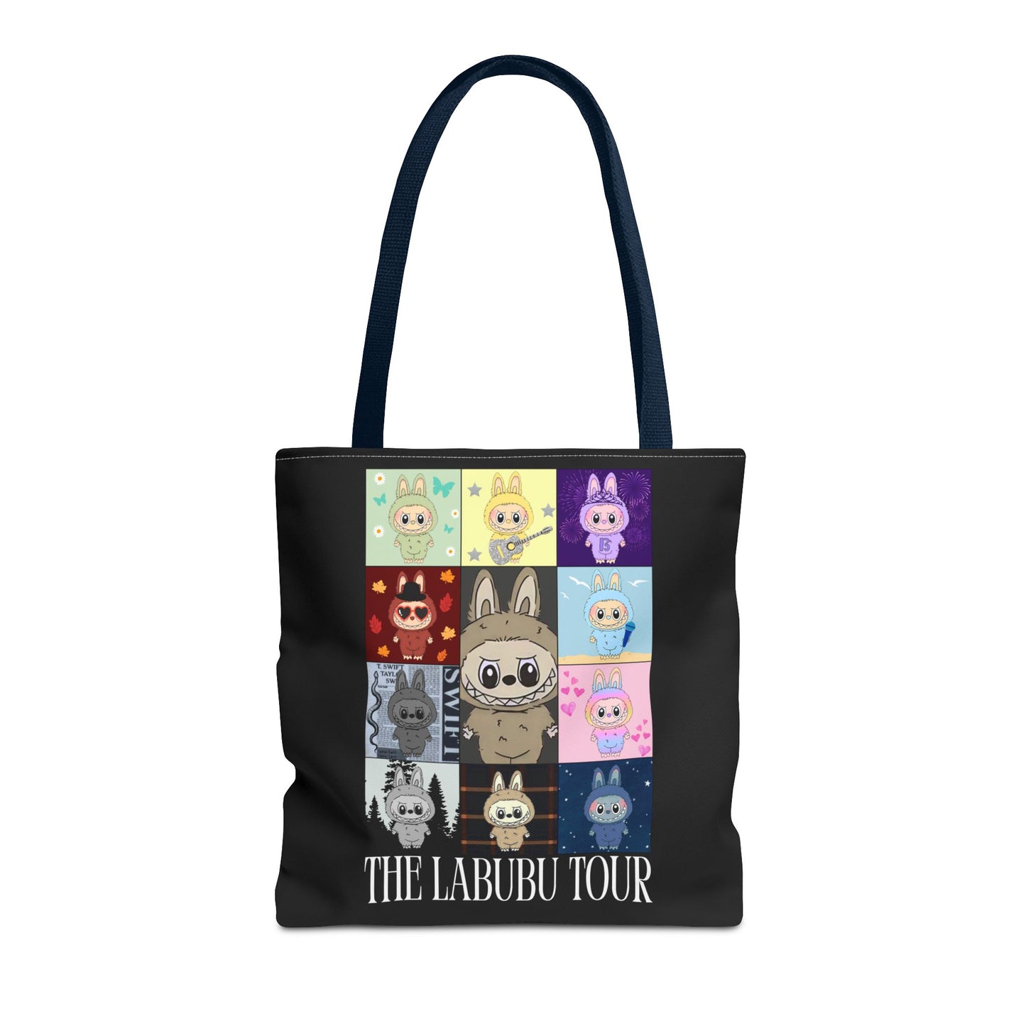 Cute Character Tour Tote Bag | Swiftie Gift | Cartoon Style, Anime Accessories, Gift for Kids, Everyday Use, Eco-Friendly Shopping