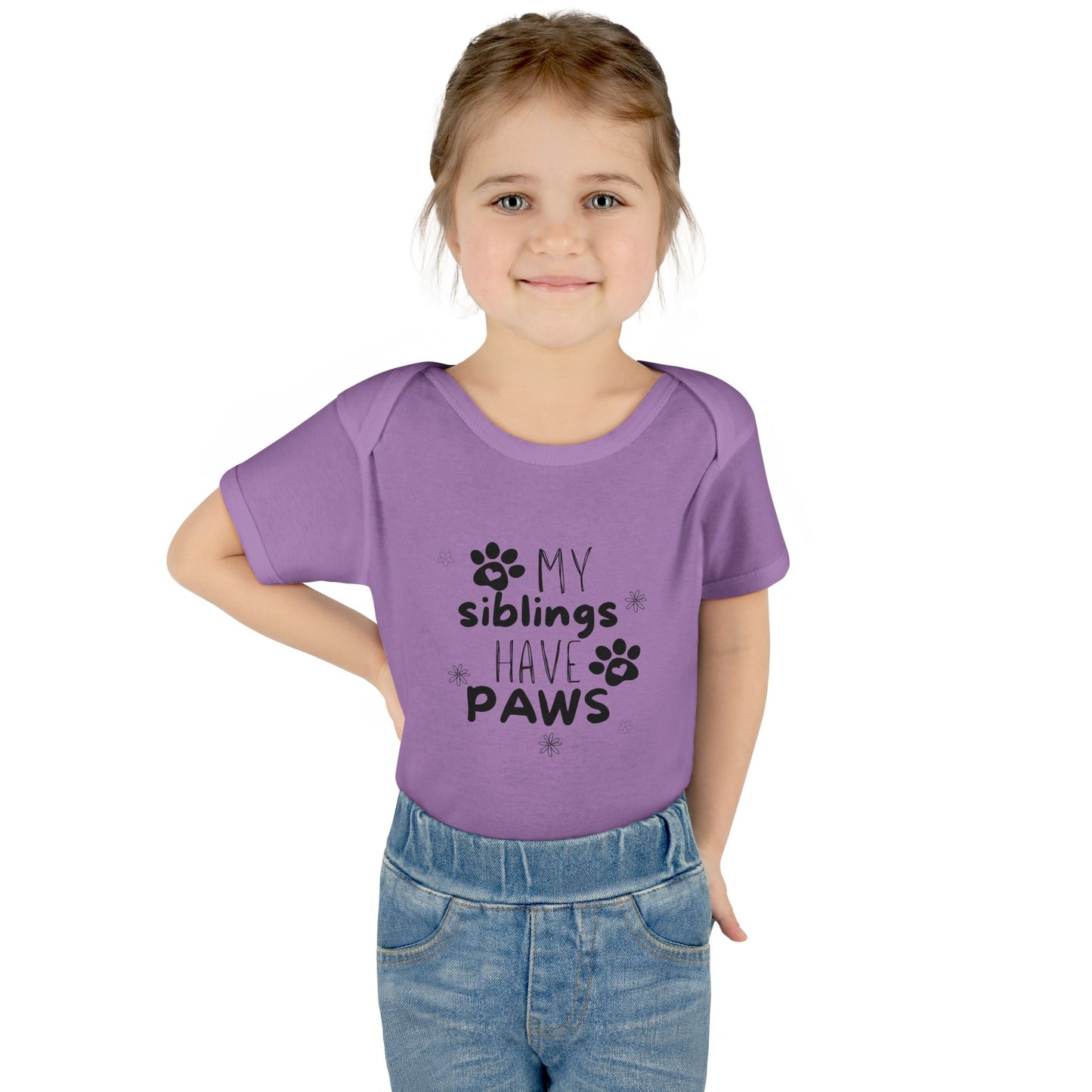My siblings have paws Bodysuit, Cute Infant Onesie, Pet Lovers Baby Outfit, Baby Shower Gift, Adorable Newborn Clothes