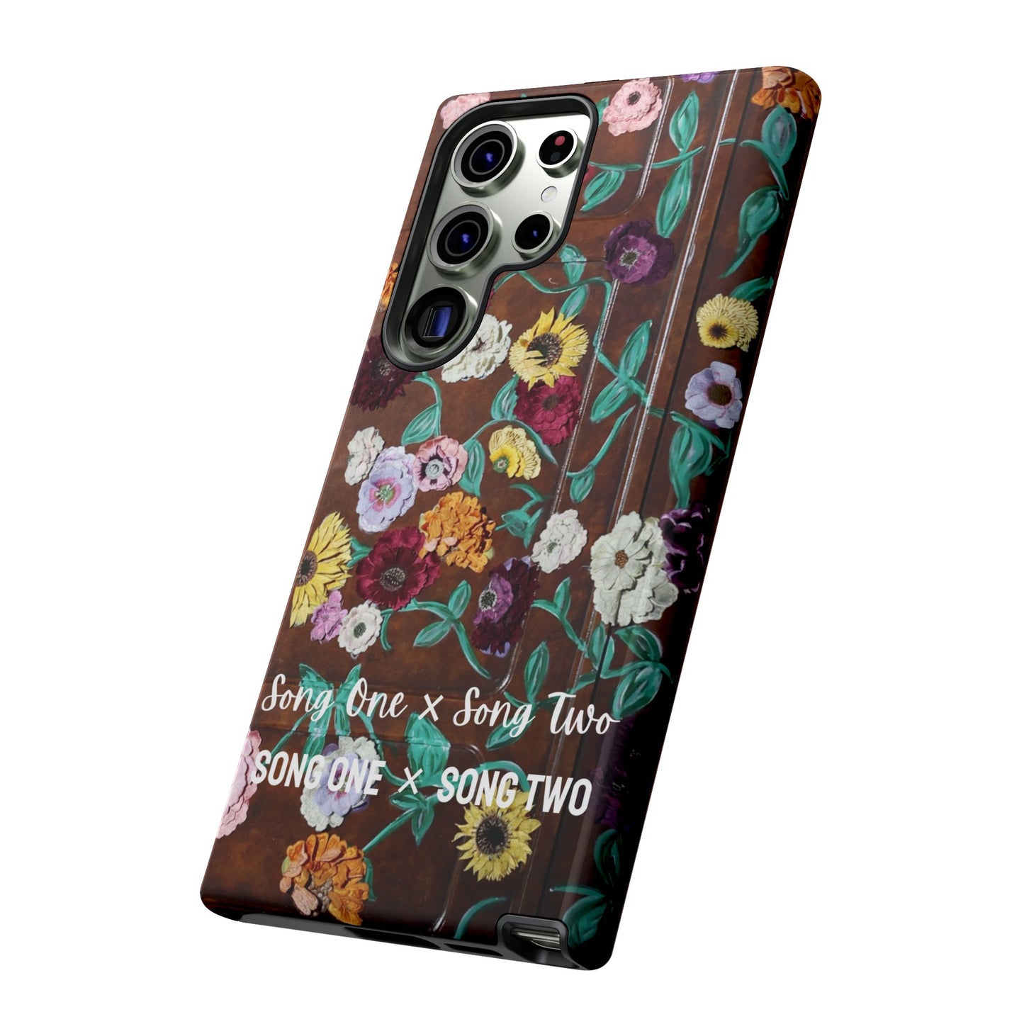 CUSTOMIZABLE with Surprise Song Titles - Surprise Song Floral Piano - Tough Cases