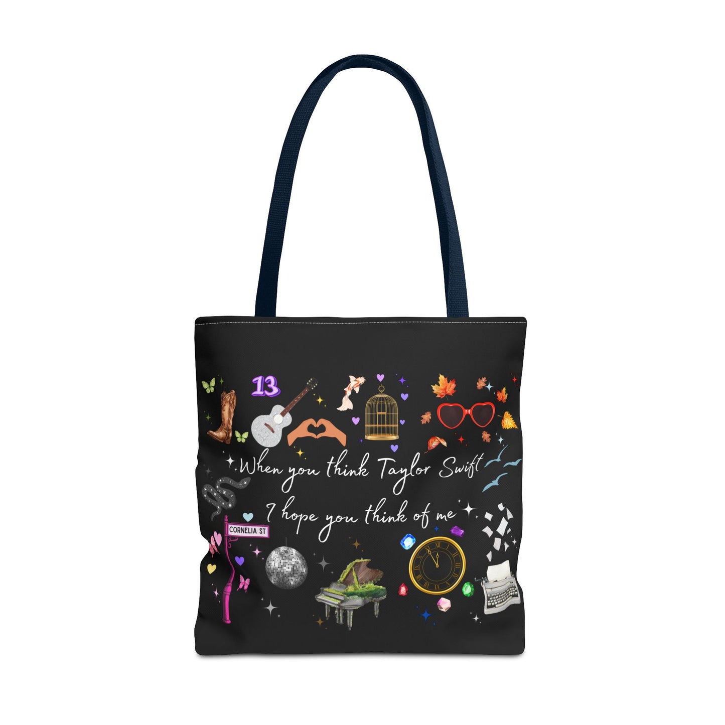 I hope you think of me Tote Bag, Music Lover Gift, Stylish Reusable Bag, Concert Accessory, Fan Merchandise