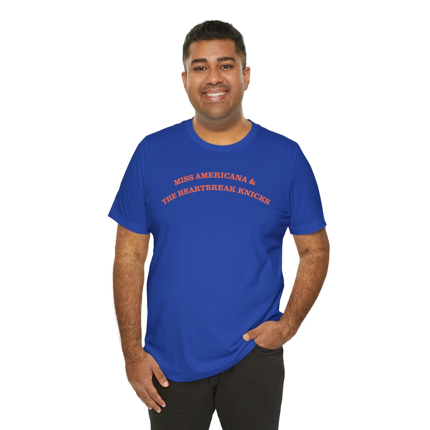 Miss Americana & The Heartbreak Knicks T‑Shirt — Retro Band Lyric Tee