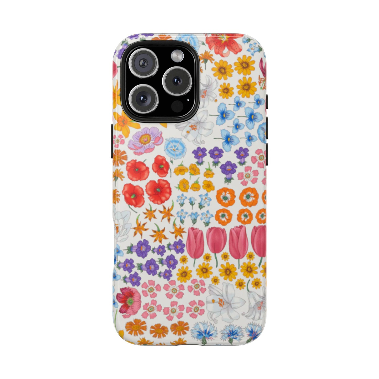 Vibrant Floral Tough Phone Case "Flora"- Durable Protection for Your Device