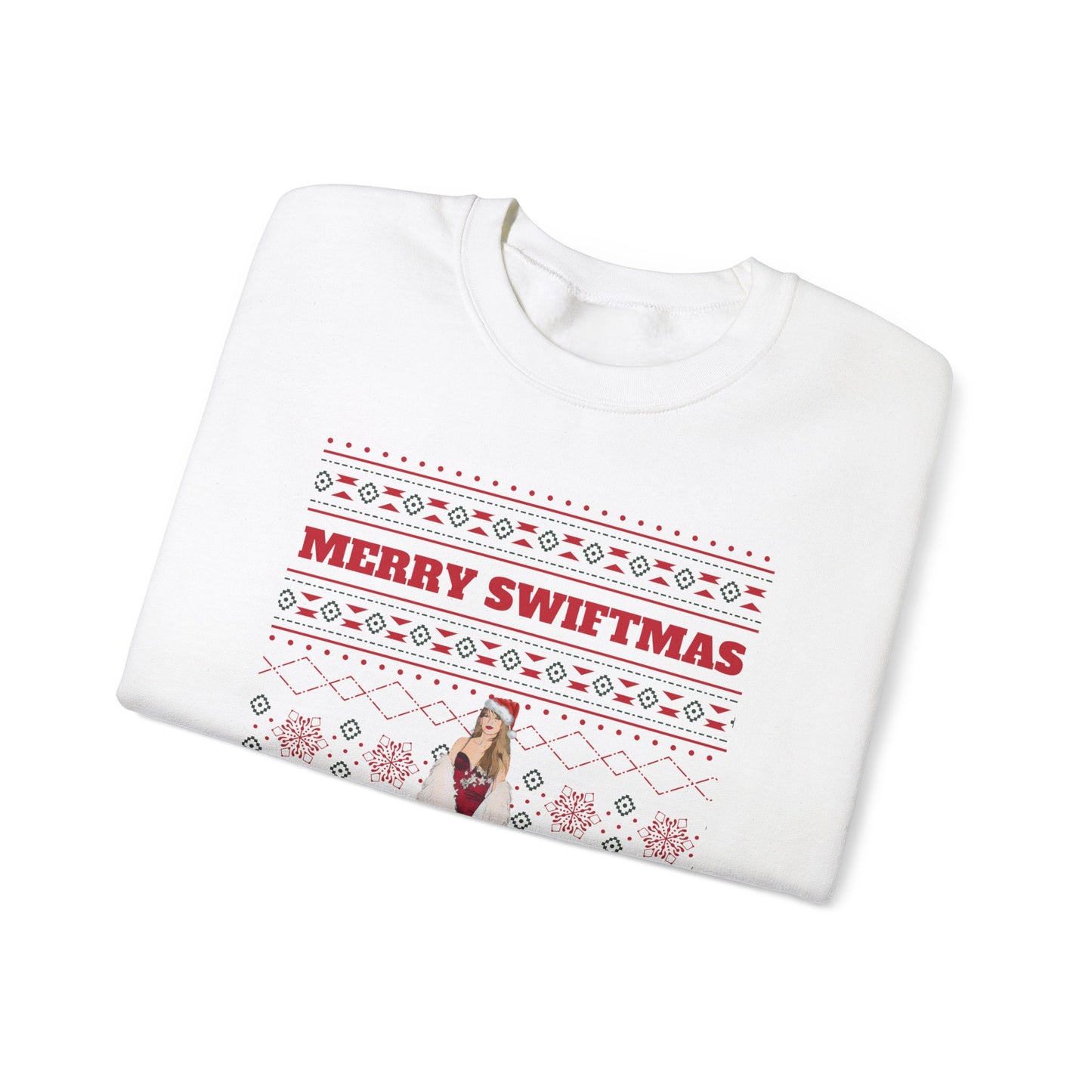 Ugly Swiftmas Sweater - Unisex Heavy Blend™ Crewneck Sweatshirt