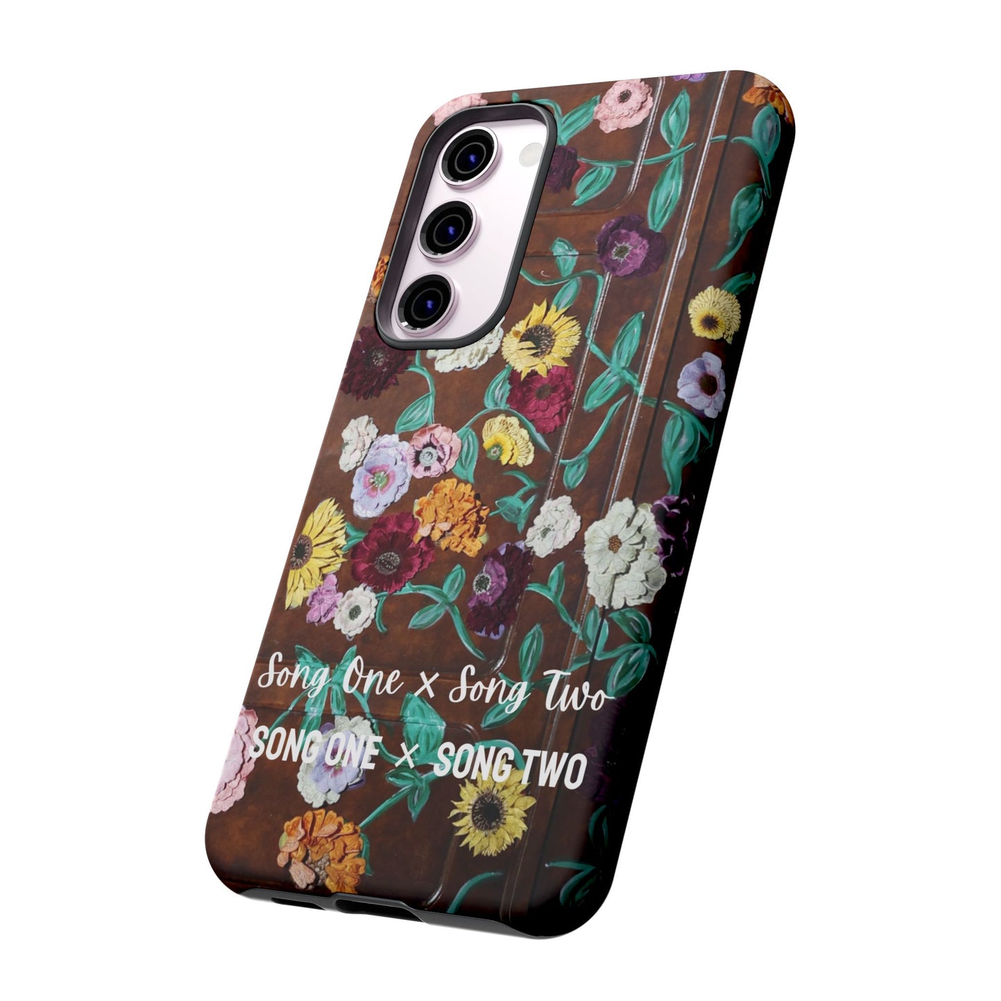 CUSTOMIZABLE with Surprise Song Titles - Surprise Song Floral Piano - Tough Cases