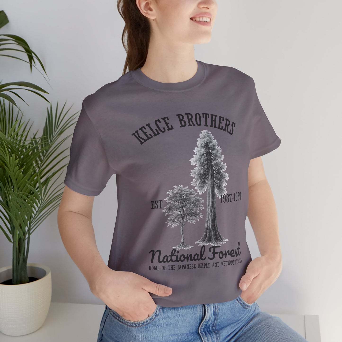 Kelce Brothers National Forest Tee - Unisex Jersey Short Sleeve T-Shirt