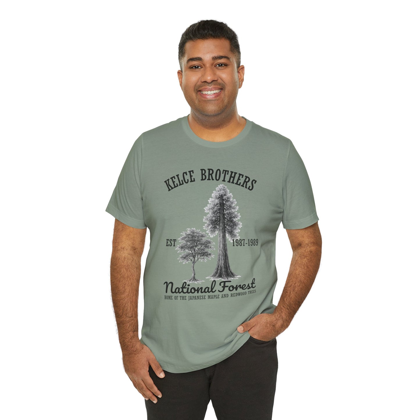 Kelce Brothers National Forest Tee - Unisex Jersey Short Sleeve T-Shirt