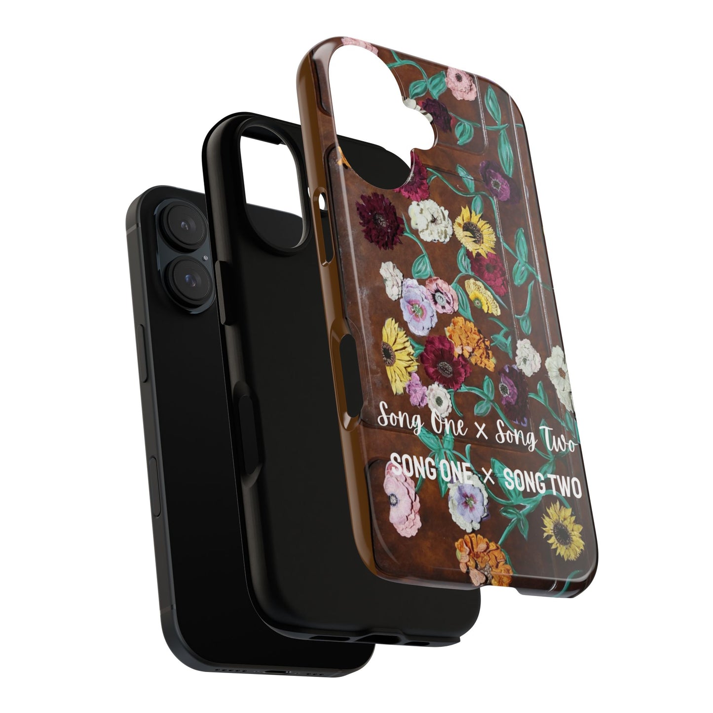 CUSTOMIZABLE with Surprise Song Titles - Surprise Song Floral Piano - Tough Cases