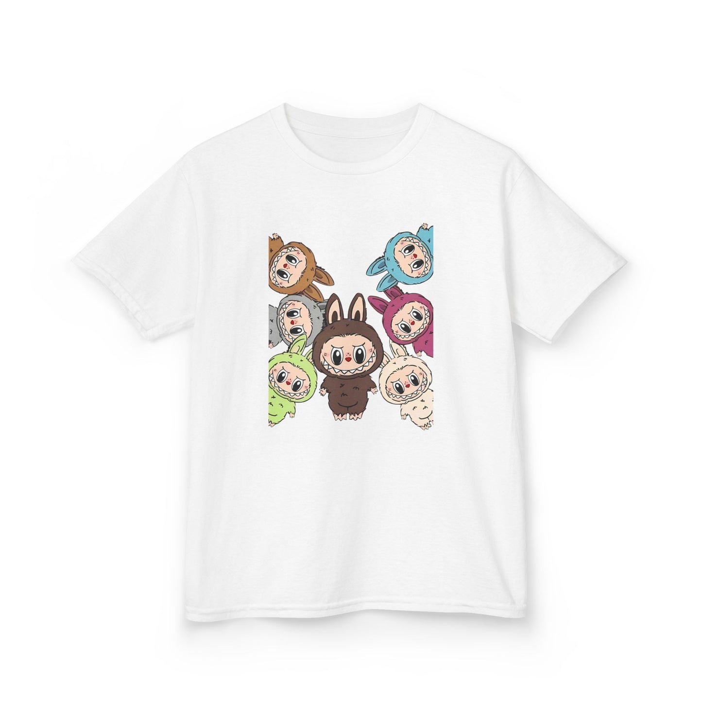KIDS Adorable Labubu Tee, Fun Graphic Shirt for Boys & Girls, Perfect for Playdates, Birthdays, Family Events, Gifts