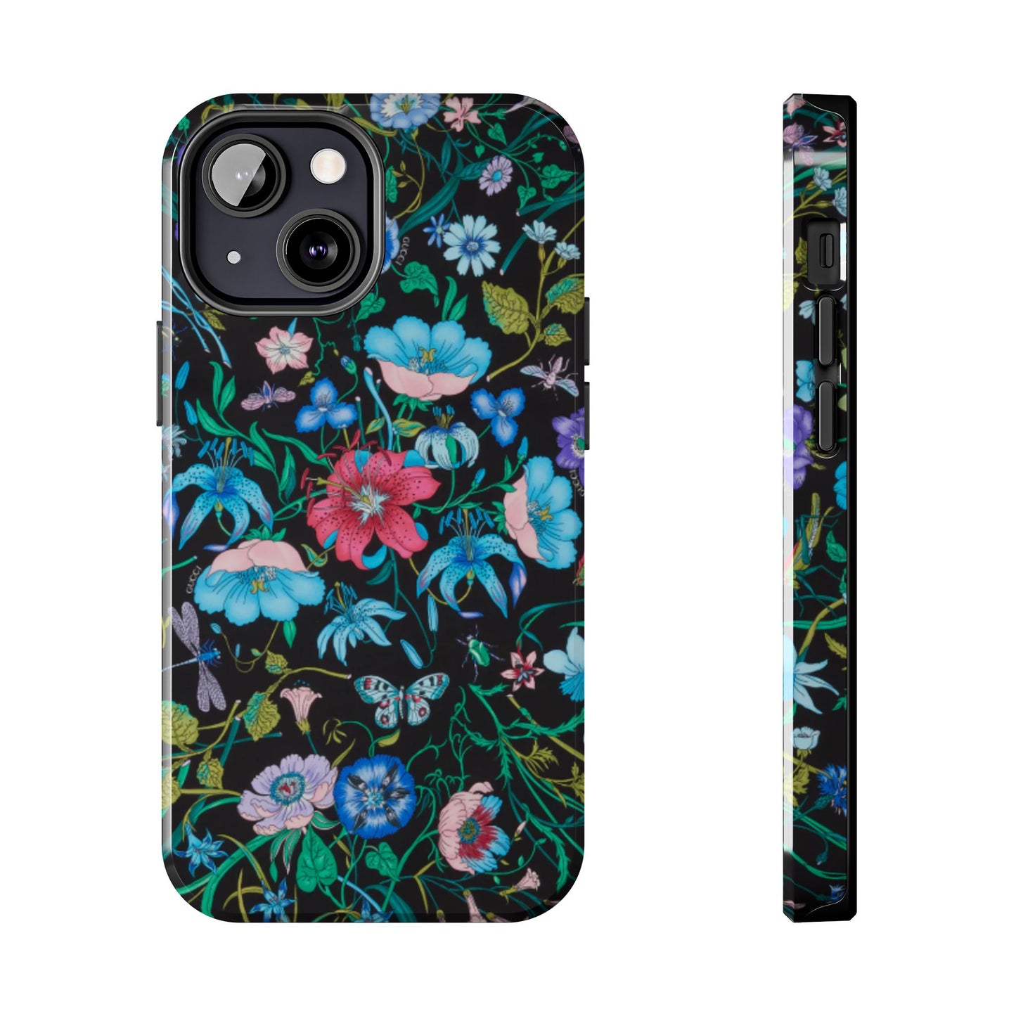 Vibrant Floral Tough Phone Case - Stylish and Durable Protection