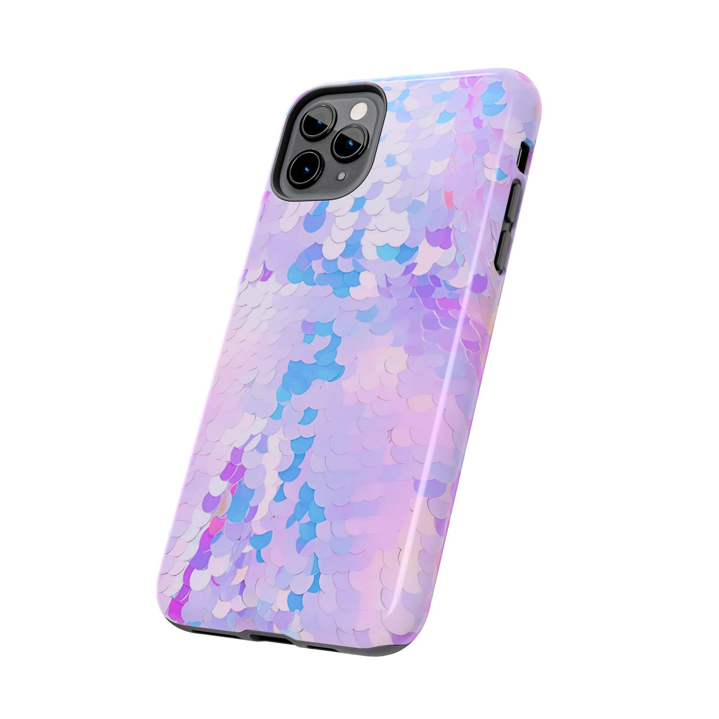 Colorful Sequin Romper Tough Phone Case - Stylish Protection for Your Device