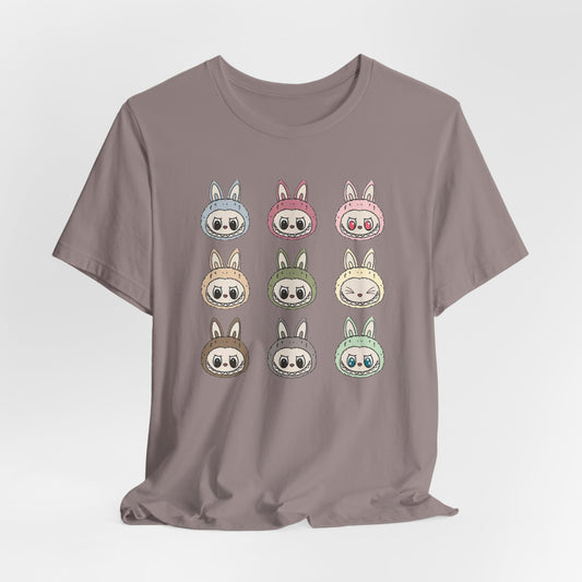 Character Faces Unisex Bella Canvas Tee, Graphic T-Shirt, Spring Fashion, Gift for Animal Lovers, Casual Wear