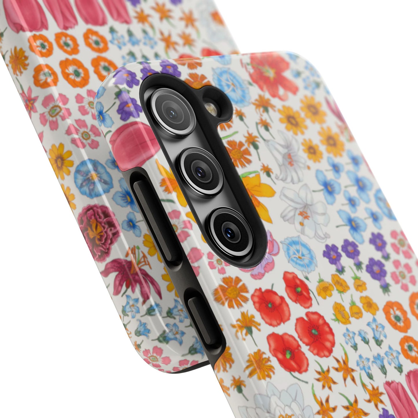 Vibrant Floral Tough Phone Case "Flora"- Durable Protection for Your Device