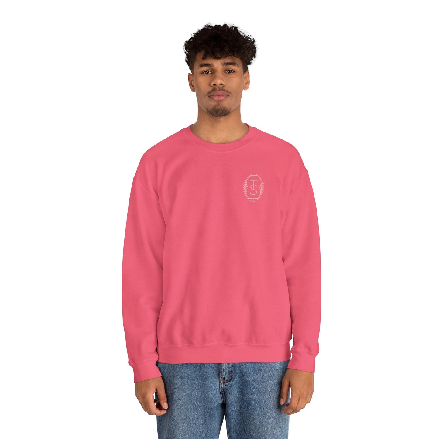 Initials Emblem Crewneck Sweatshirt