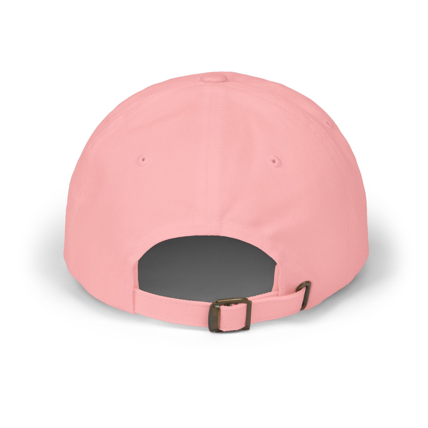 Custom Embroidered Lyrics Dad Cap — light color hat, dark text