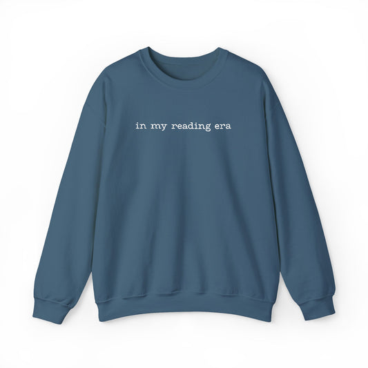 'In My Reading Area' Crewneck Sweatshirt – Cozy Literary Sweatshirt for Book Lovers