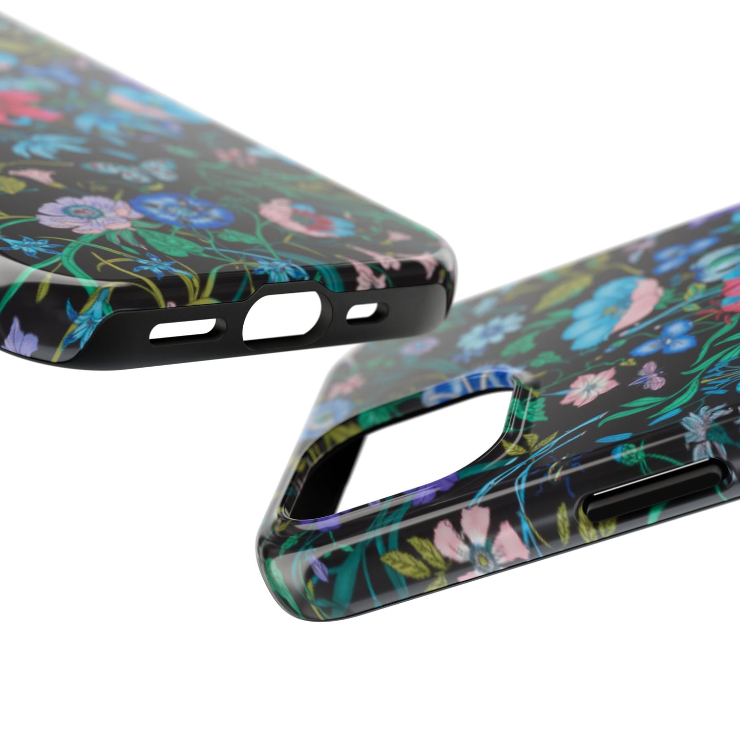 Vibrant Floral Tough Phone Case - Stylish and Durable Protection