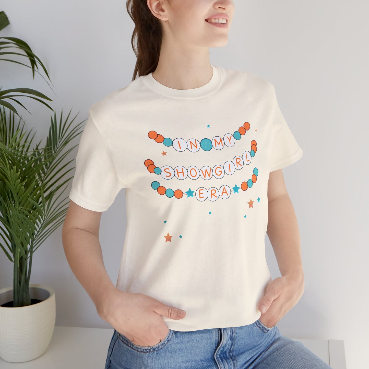 Showgirl Friendship Bracelets Tee, Fun Graphic T-Shirt, Casual Summer Top, Festival Wear, Birthday Gift, Unique Party Outfit