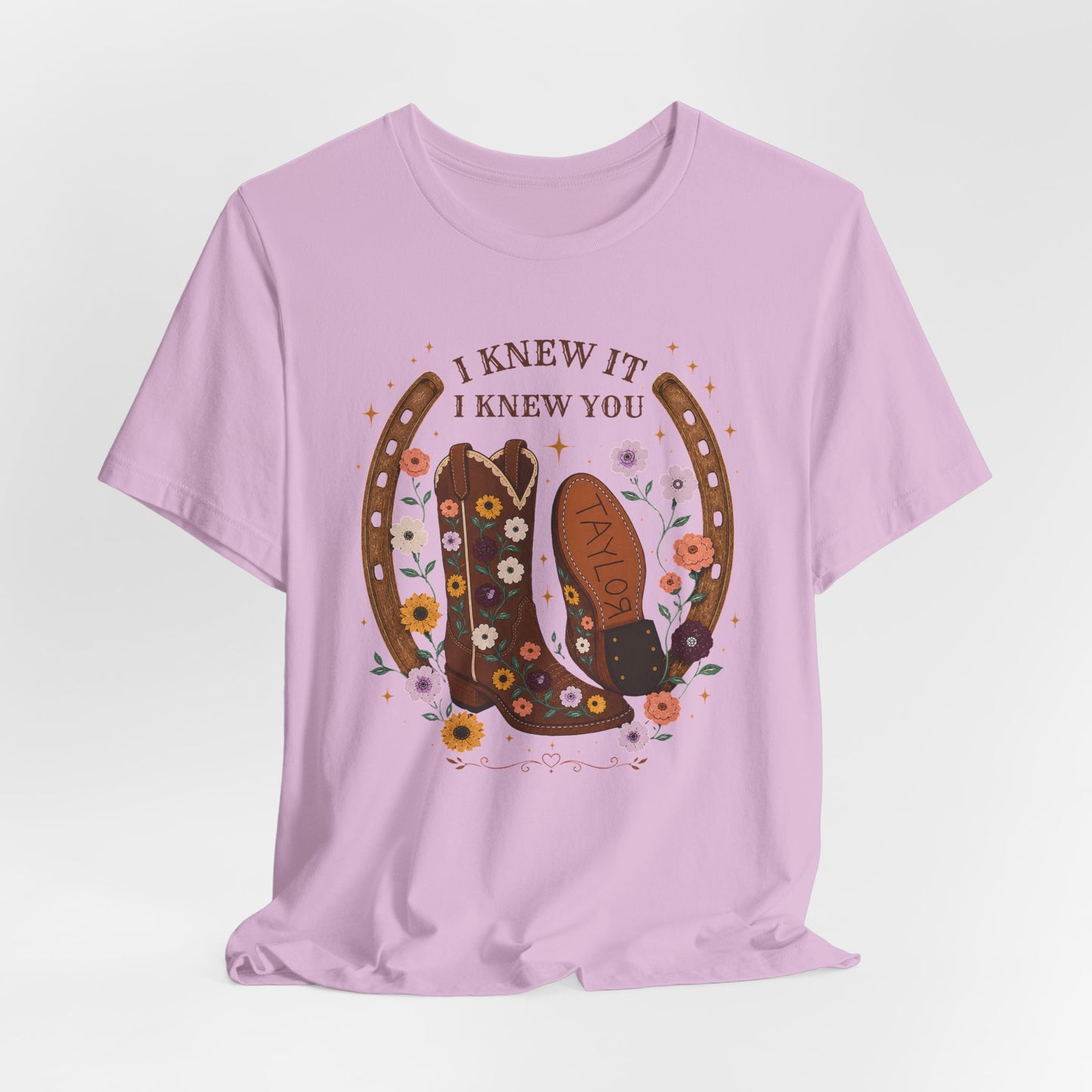 I Knew It I Knew You Cowboy Boots Tee