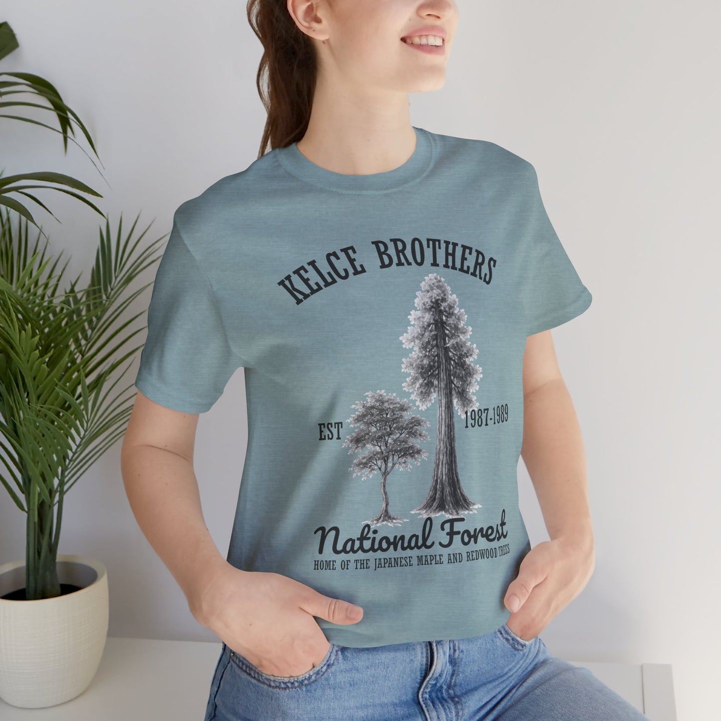 Kelce Brothers National Forest Tee - Unisex Jersey Short Sleeve T-Shirt