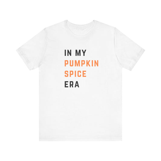 In My Pumpkin Spice Era - Swiftie Halloween Fall - Unisex Jersey Short Sleeve Tee