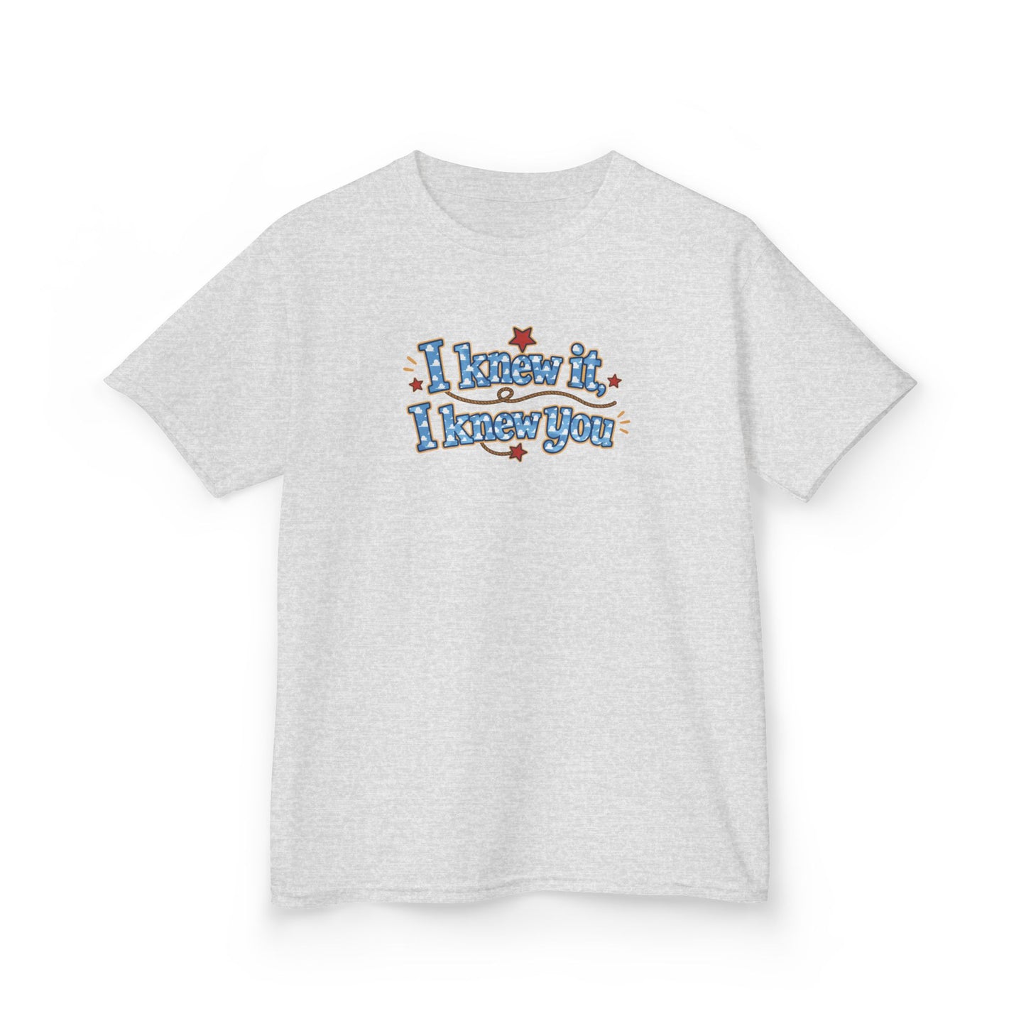 Kids Tee — "I Know It, I Knew You" Retro Star Graphic