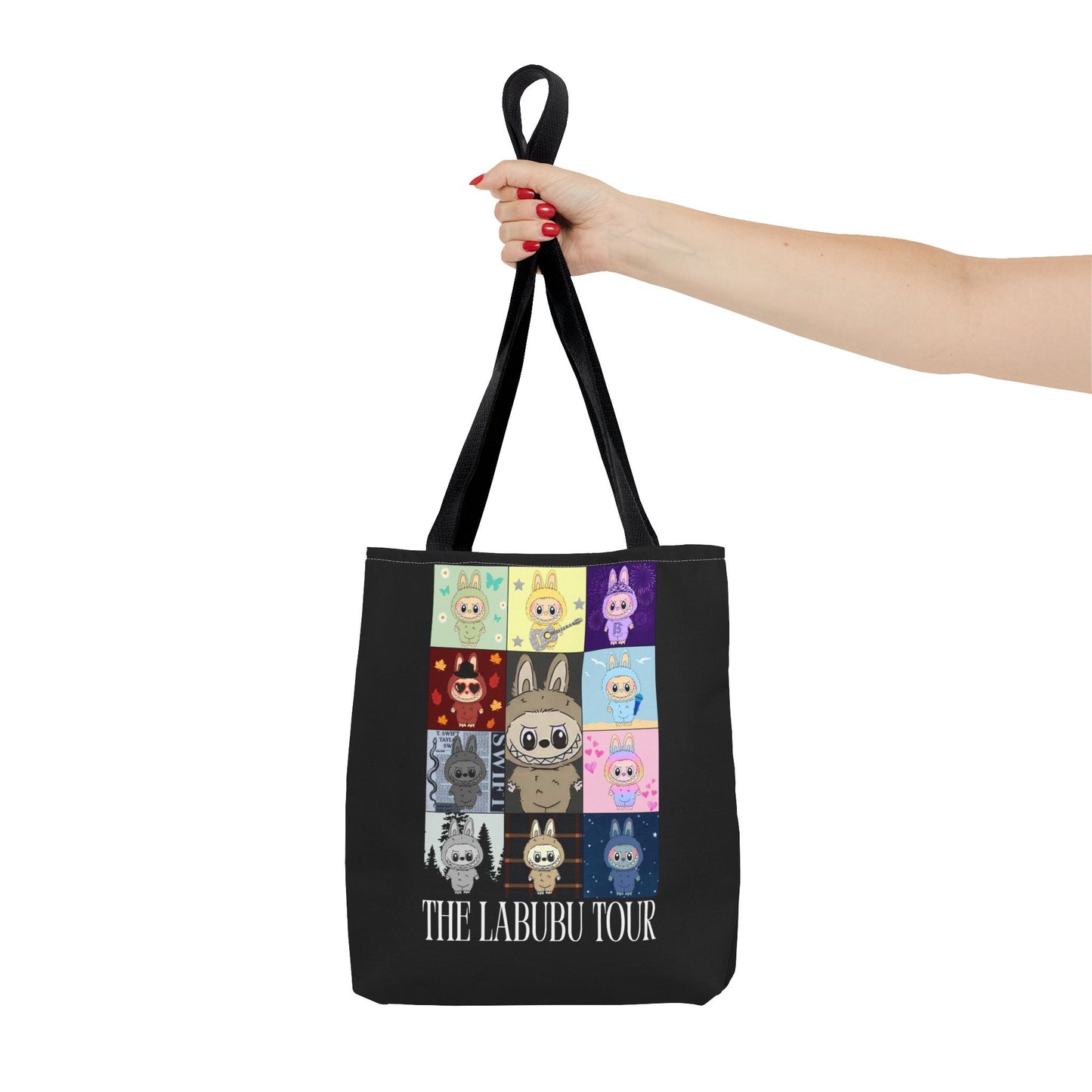 Cute Character Tour Tote Bag | Swiftie Gift | Cartoon Style, Anime Accessories, Gift for Kids, Everyday Use, Eco-Friendly Shopping