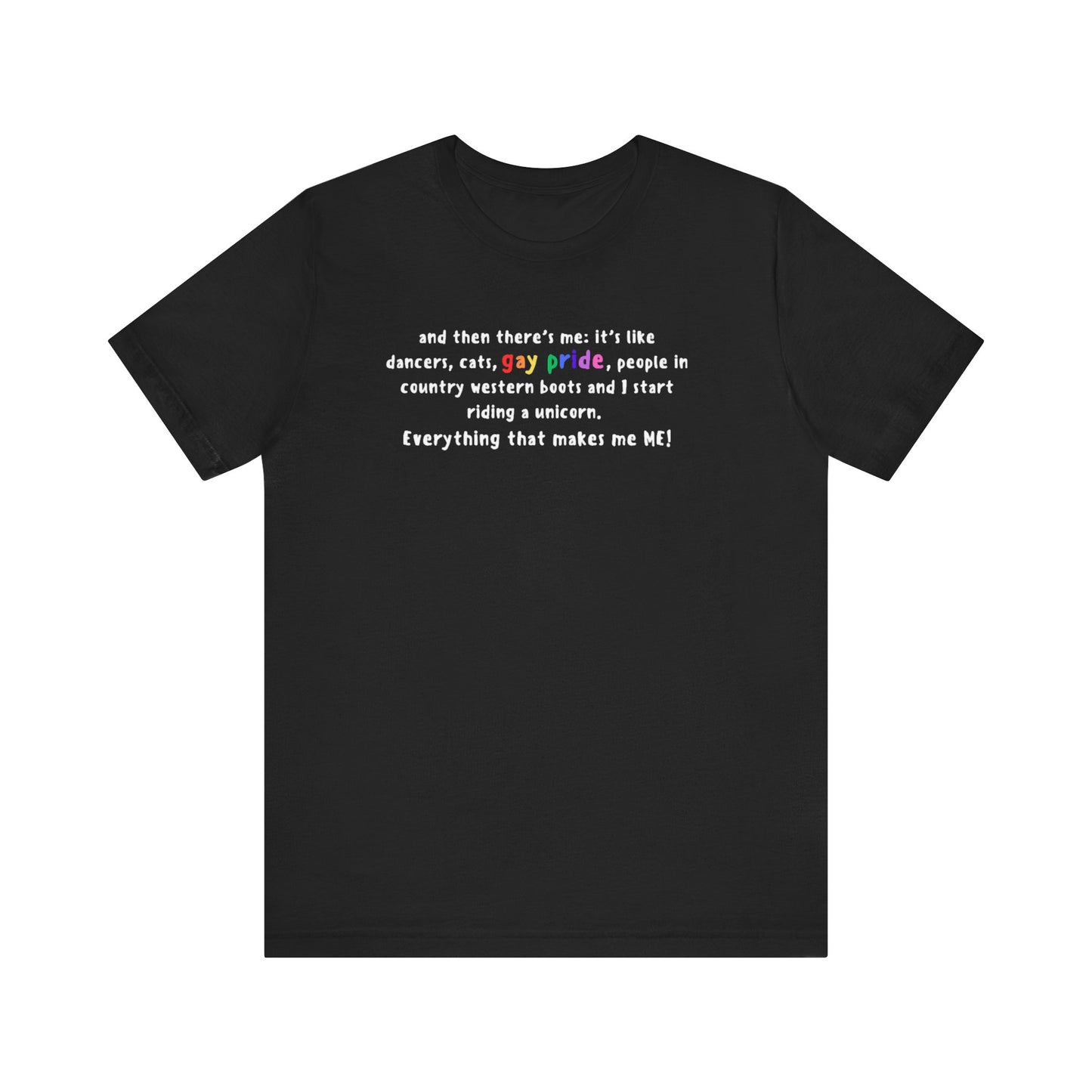 ME! Swiftie Pride - butterfly wings back -Unisex Jersey Short Sleeve Tee
