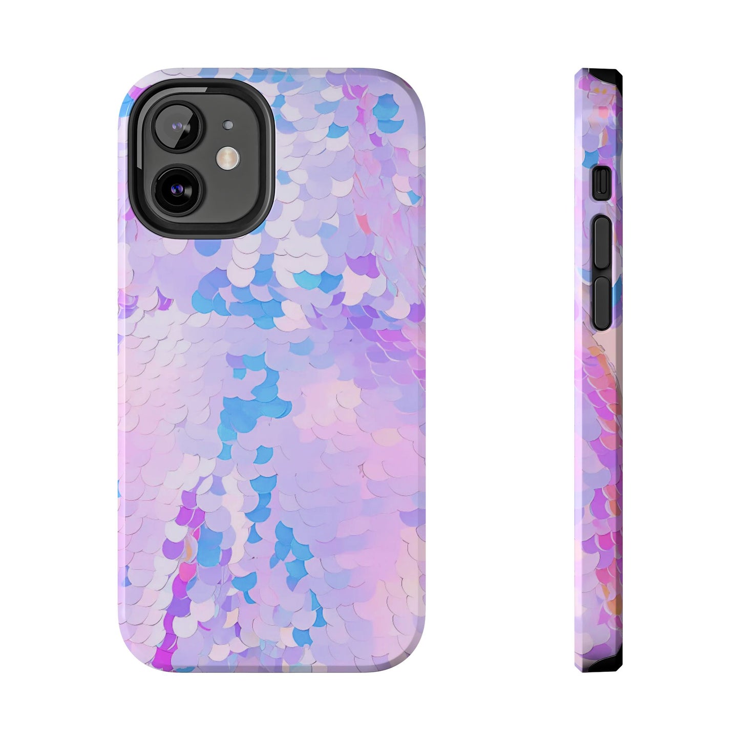 Colorful Sequin Romper Tough Phone Case - Stylish Protection for Your Device