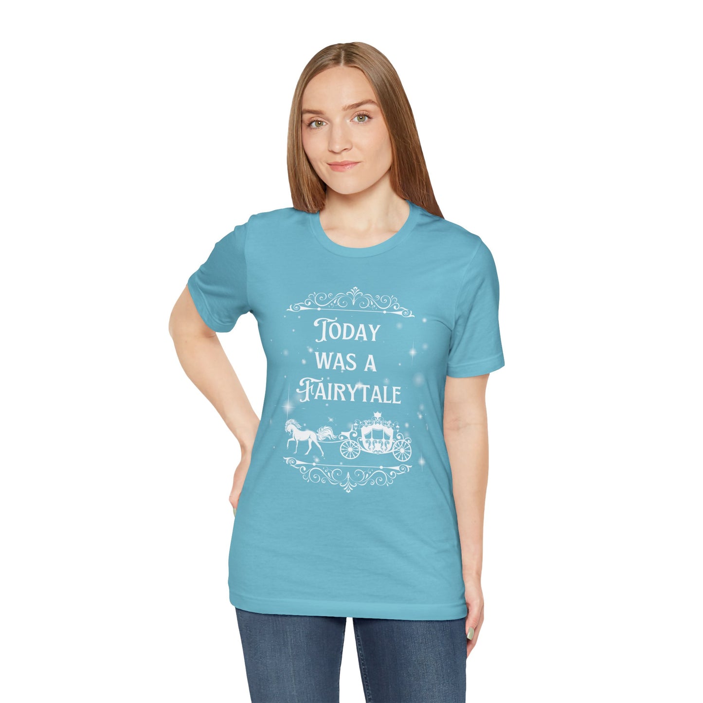Fairytale Bride Short Sleeve Tee - Today Was a Fairytale (Front and Back!)
