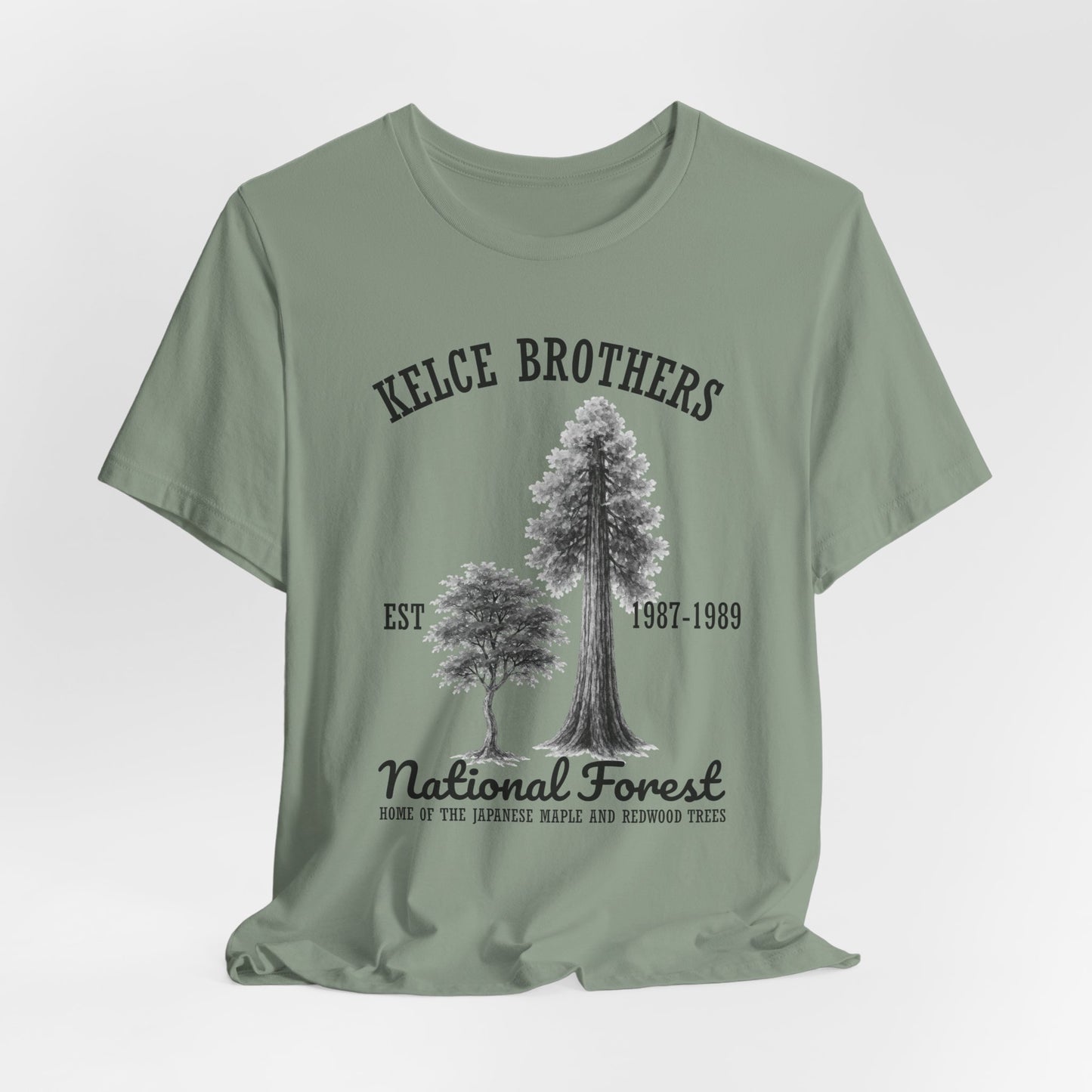 Kelce Brothers National Forest Tee - Unisex Jersey Short Sleeve T-Shirt