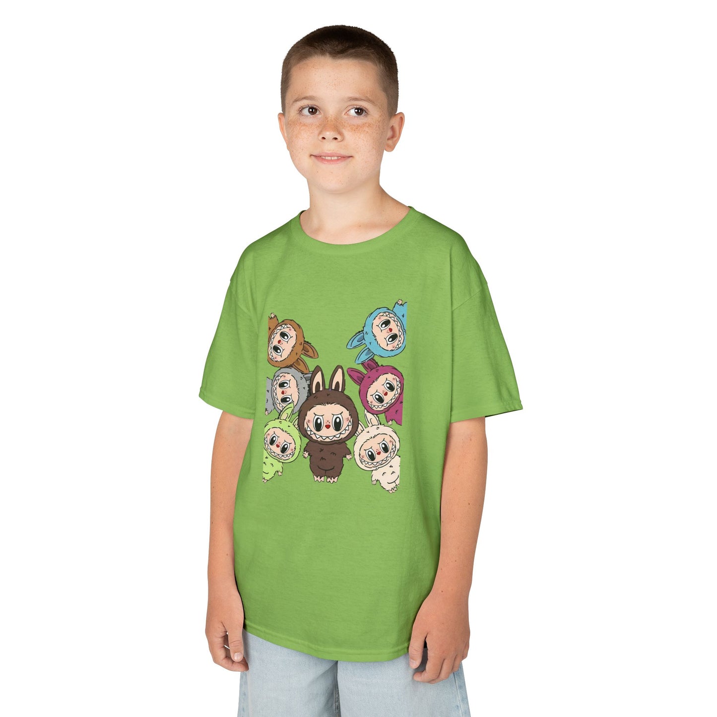 KIDS Adorable Labubu Tee, Fun Graphic Shirt for Boys & Girls, Perfect for Playdates, Birthdays, Family Events, Gifts