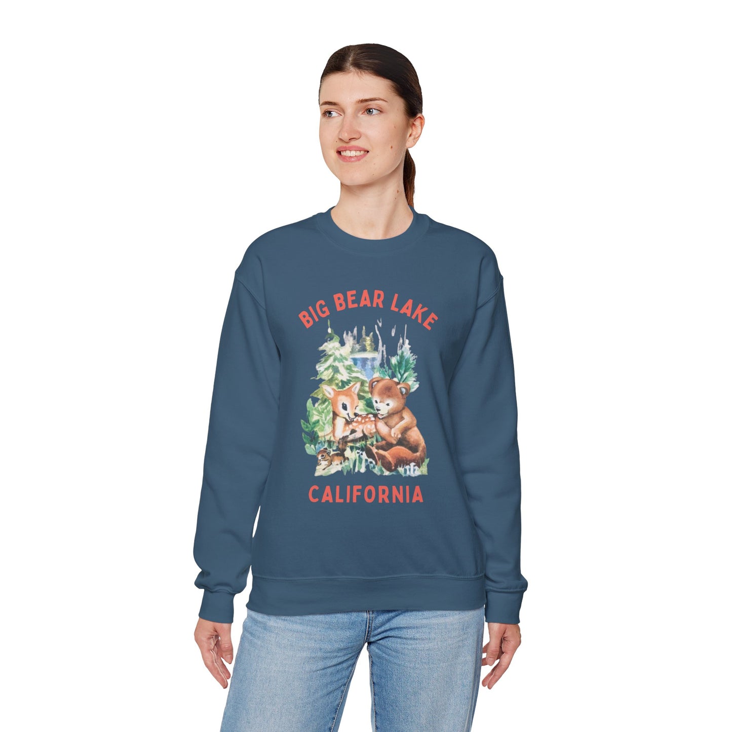Big Bear Lake Unisex Heavy Blend™ Crewneck Sweatshirt