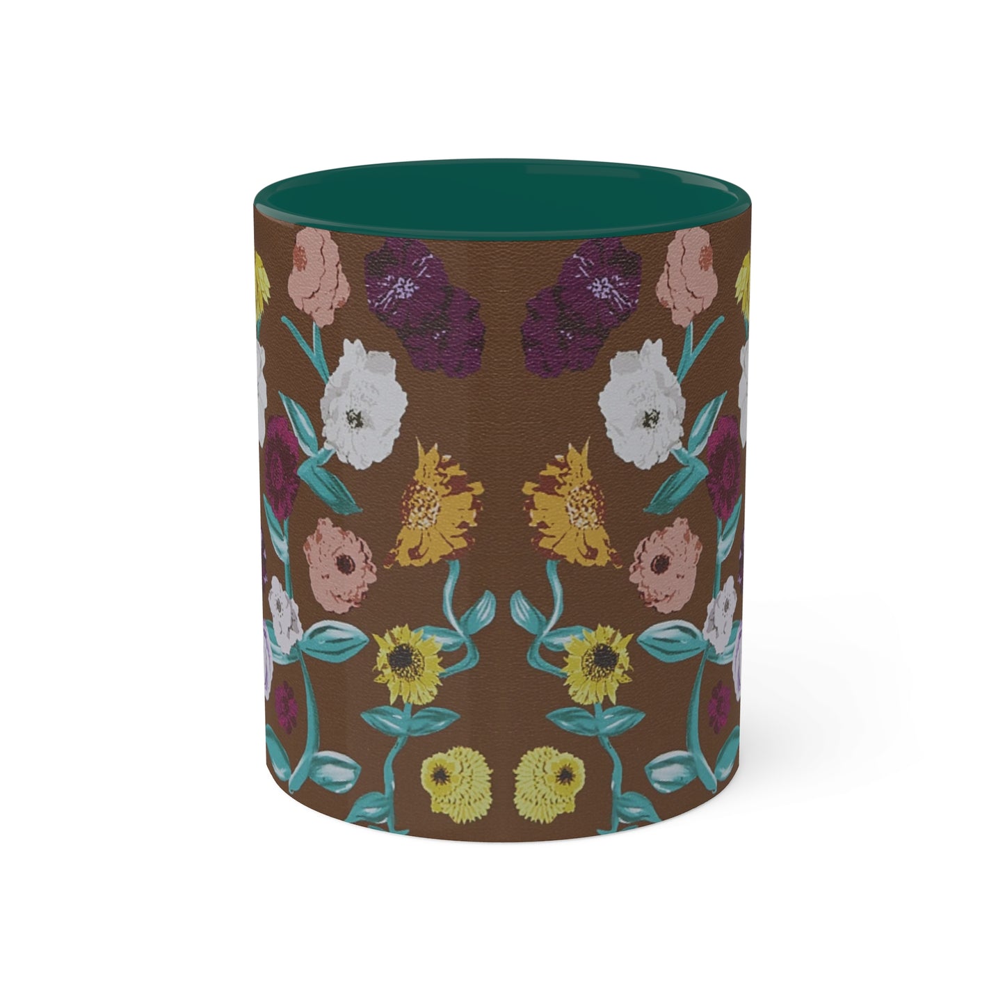 Surprise Song Piano Flowers - Vinyl Case Inspired - Colorful Mugs, 11oz