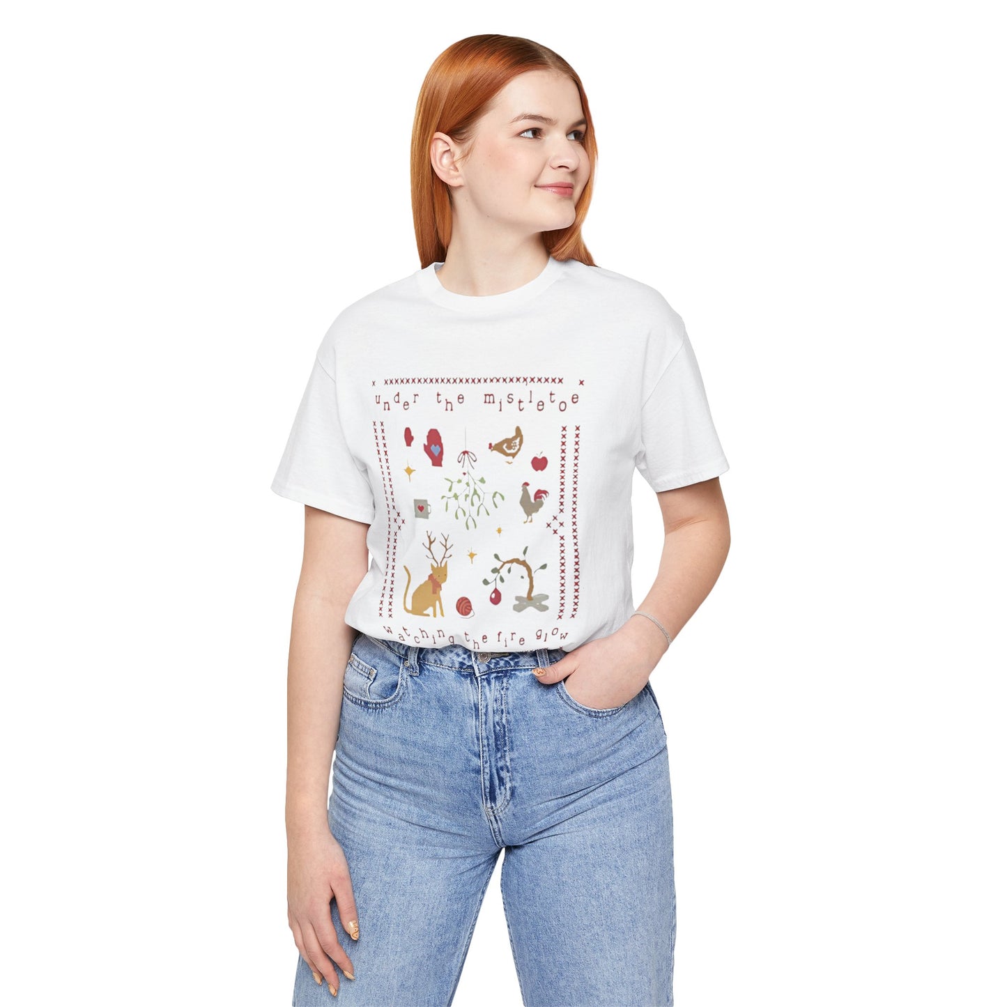 Under the Mistletoe - Unisex Jersey Short Sleeve Tee