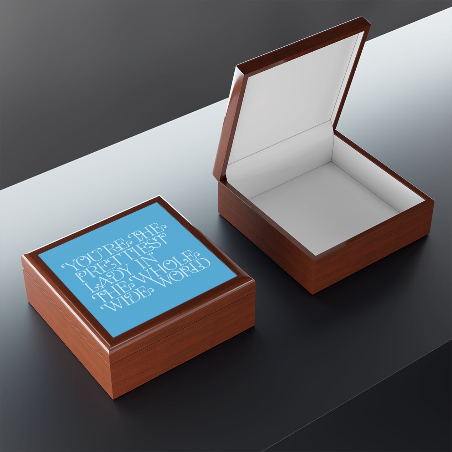 Jewelry Box — 'You're the Prettiest Lady in the Whole Wide World' Personalized Keepsake Box