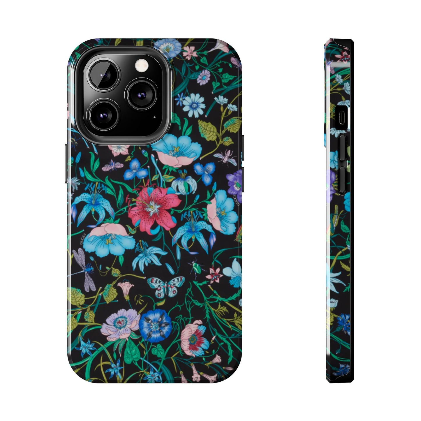 Vibrant Floral Tough Phone Case - Stylish and Durable Protection