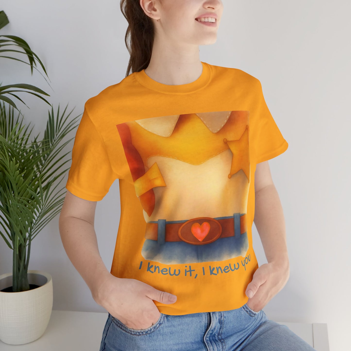 Cowgirl Outfit Design Tee: “I knew it, I knew you”
