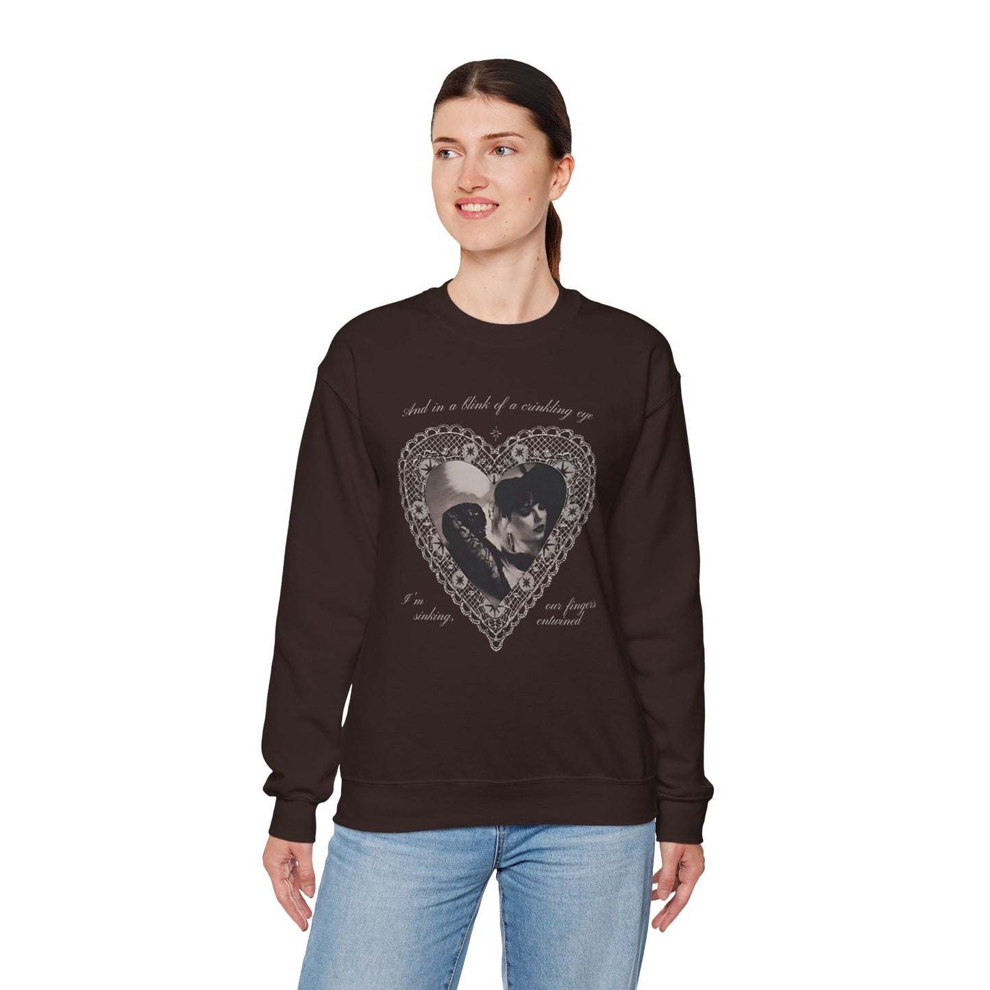 Crinkling Eye - Unisex Heavy Blend™ Crewneck Sweatshirt