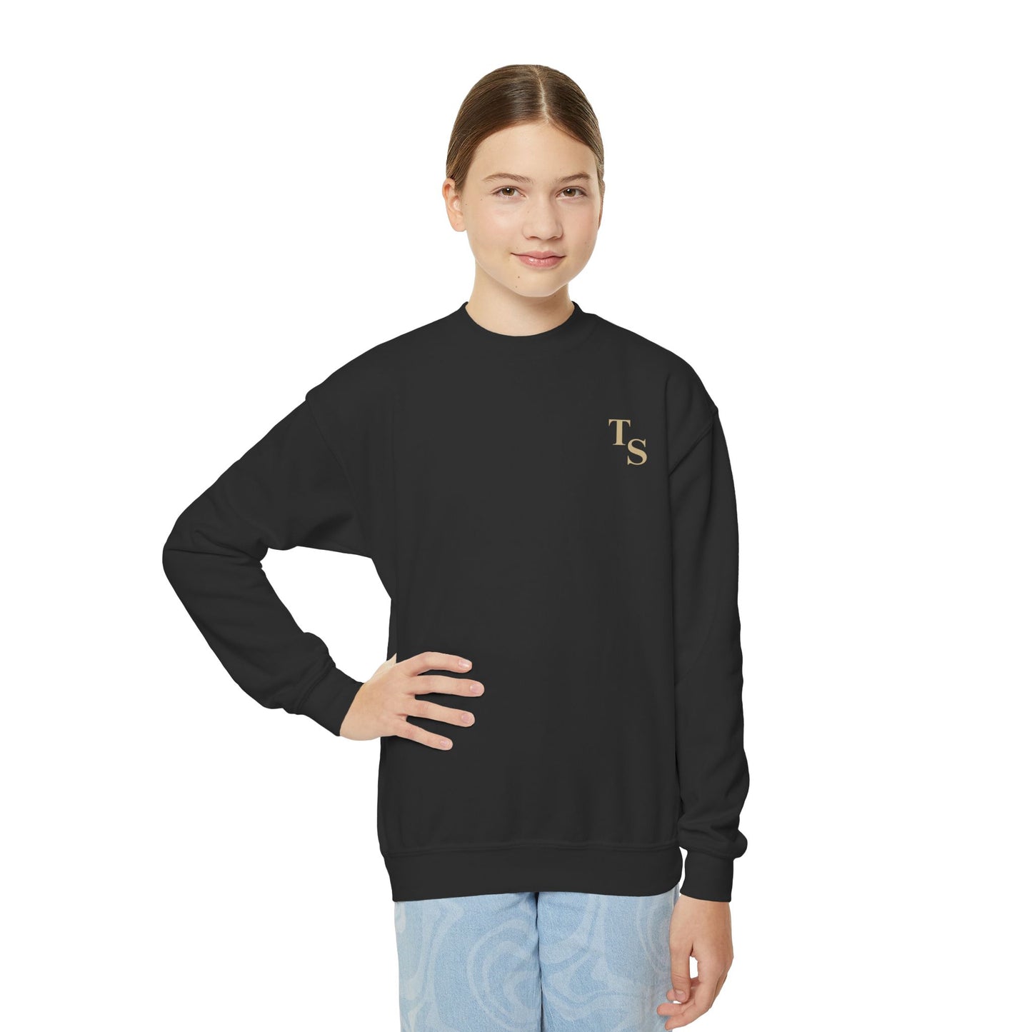 Surprise Song Piano Flowers - Youth Crewneck Sweatshirt