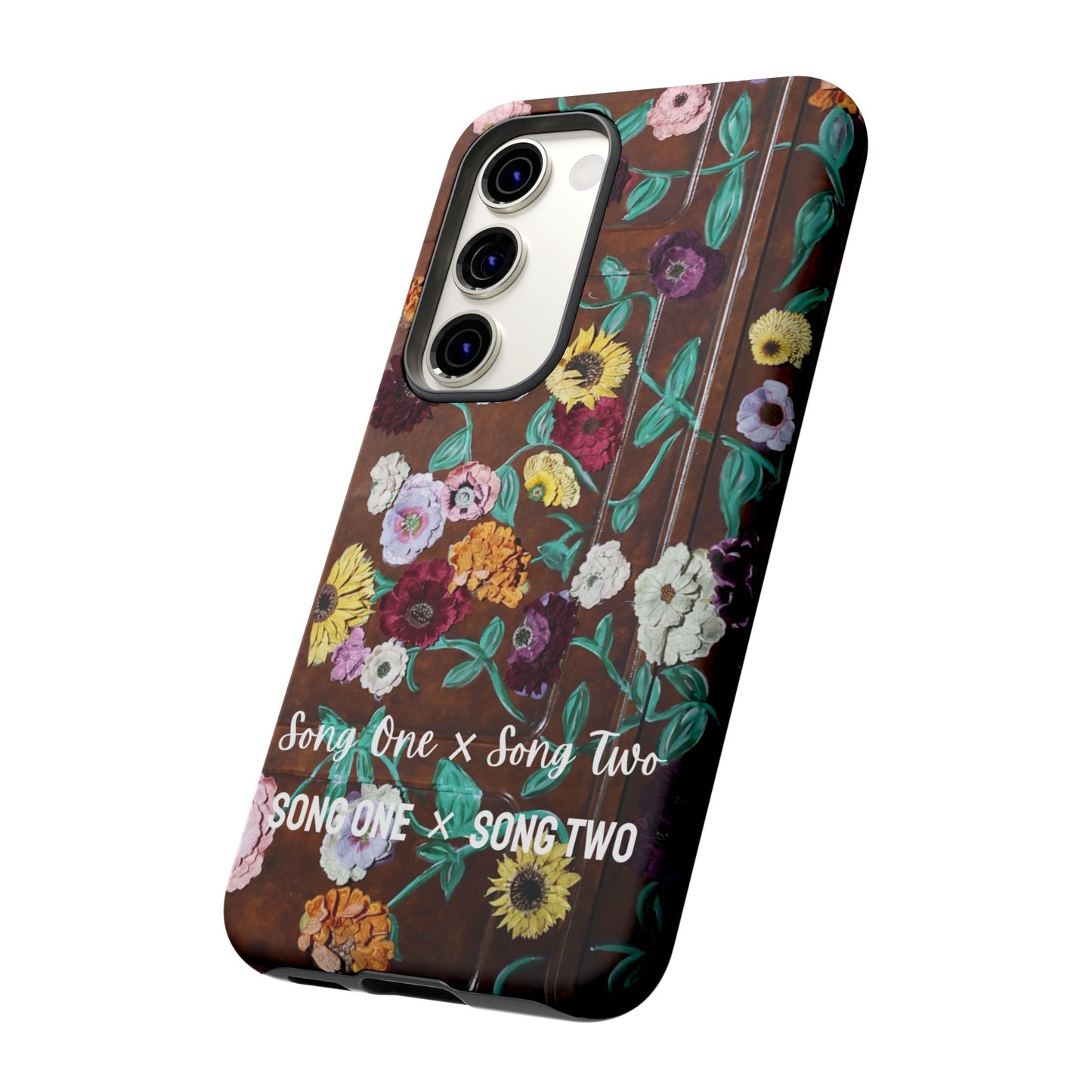 CUSTOMIZABLE with Surprise Song Titles - Surprise Song Floral Piano - Tough Cases