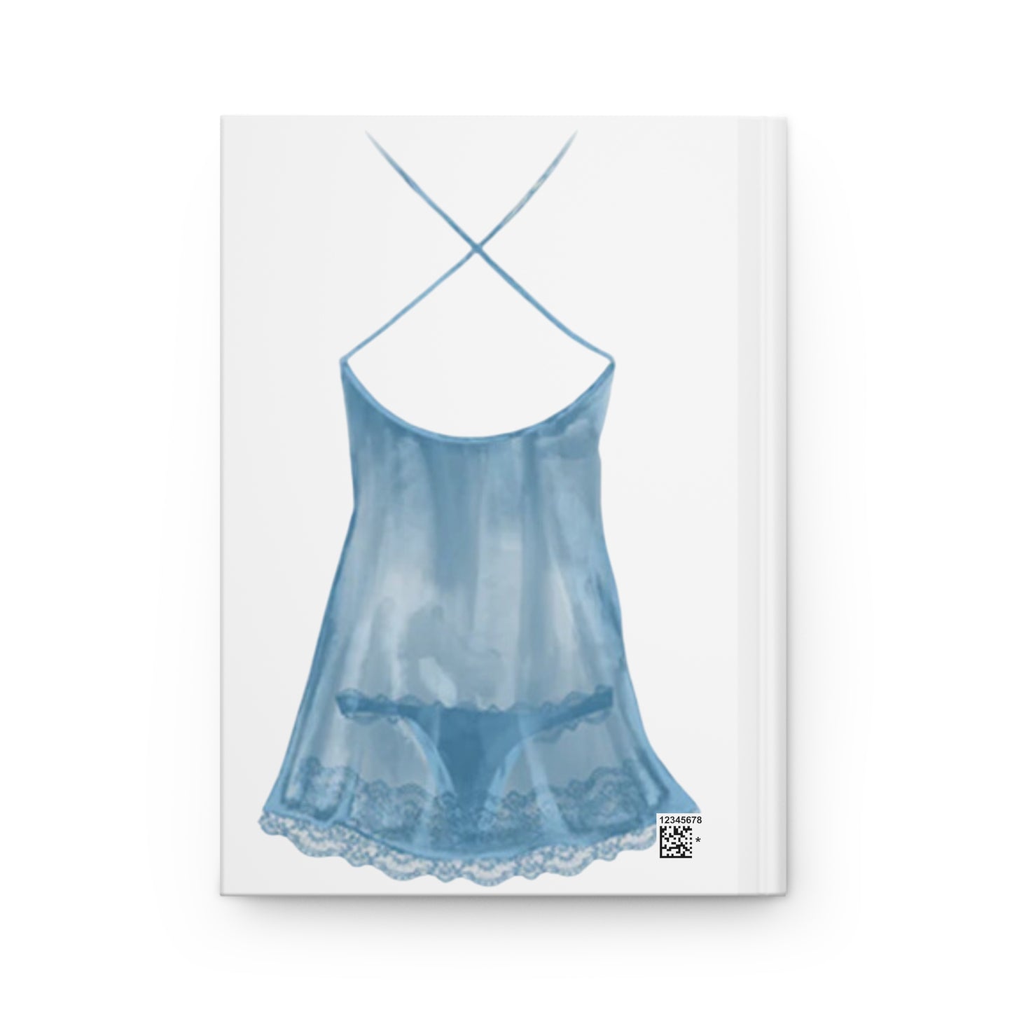 blue lingerie - Hardcover Journal Matte