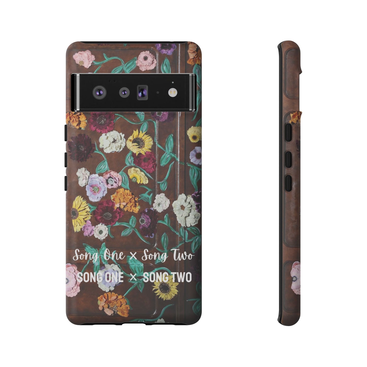 CUSTOMIZABLE with Surprise Song Titles - Surprise Song Floral Piano - Tough Cases