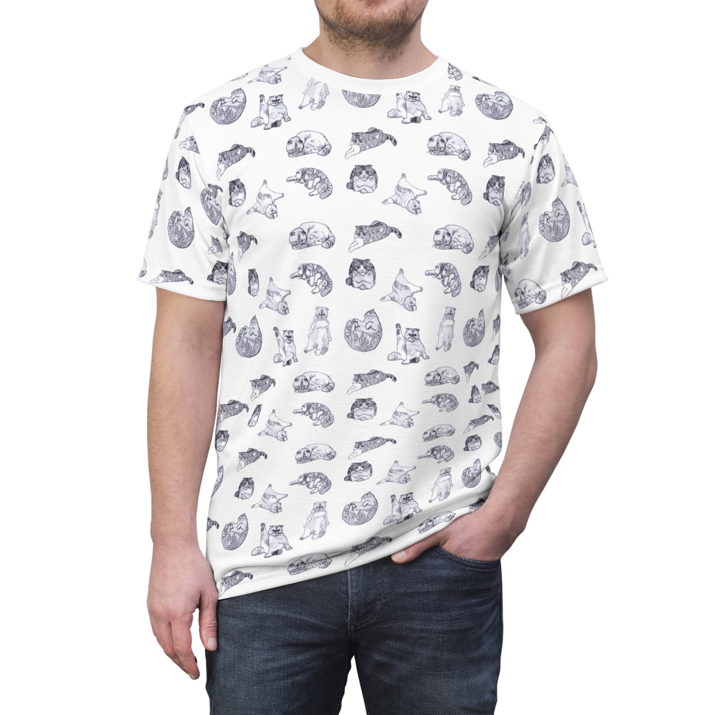 TayTay Cats Print Unisex Tee