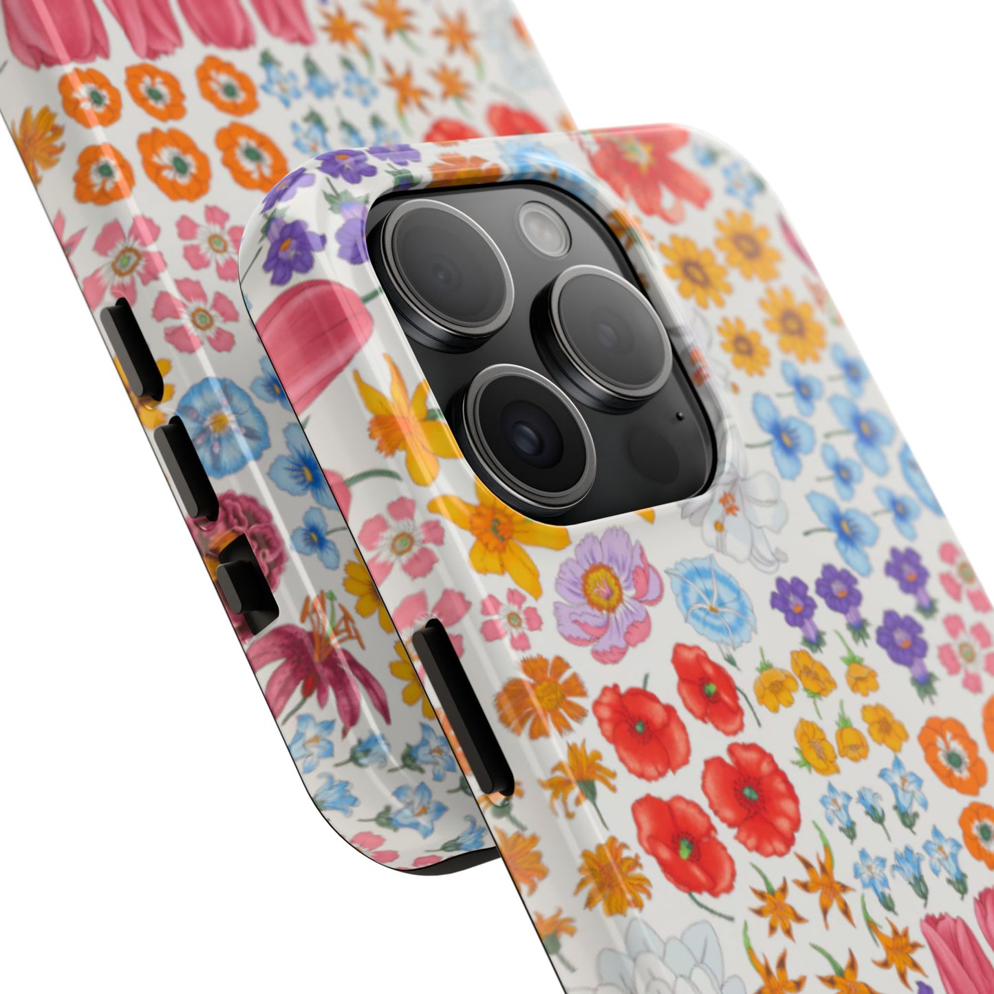 Vibrant Floral Tough Phone Case "Flora"- Durable Protection for Your Device